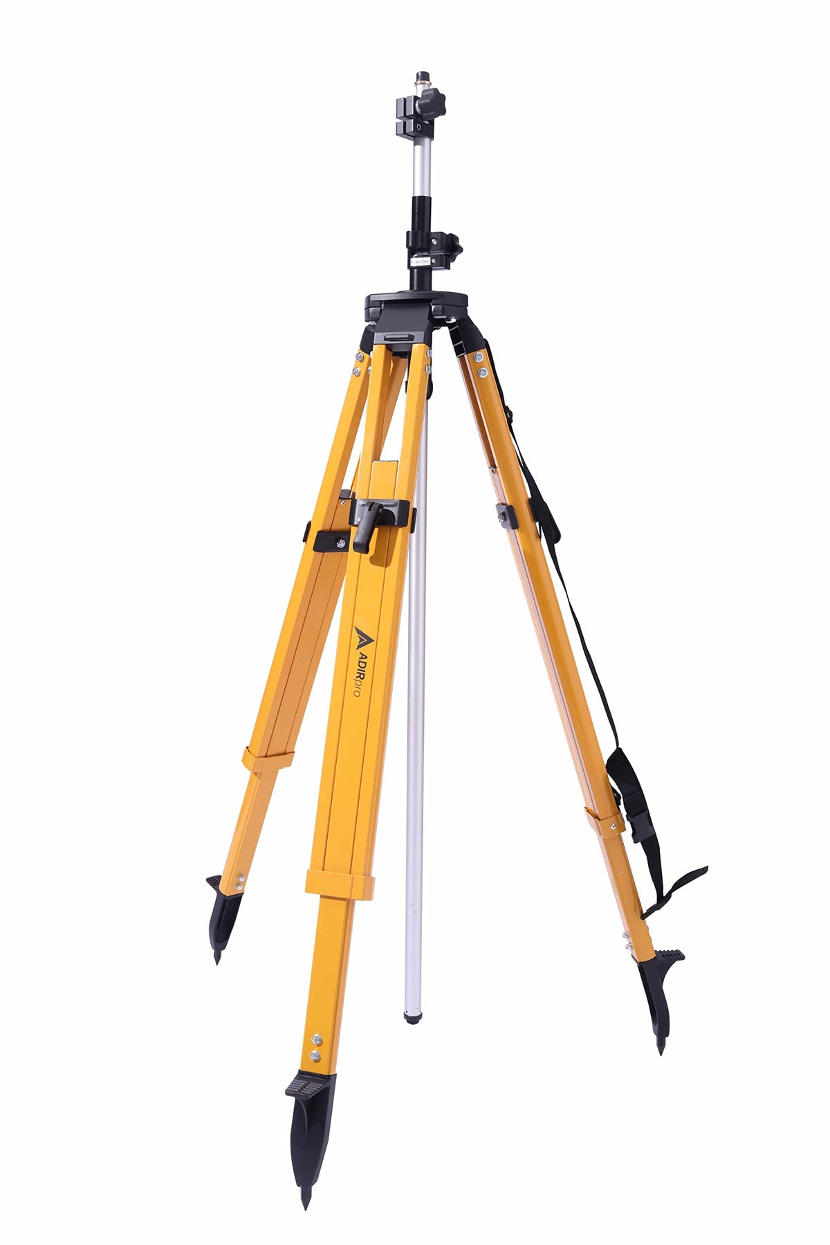 Adirpro Aluminum Surveying Tripod With Telescopic Extensions Pole For Gps Antenna Or Machine Control Applications   Telescoping