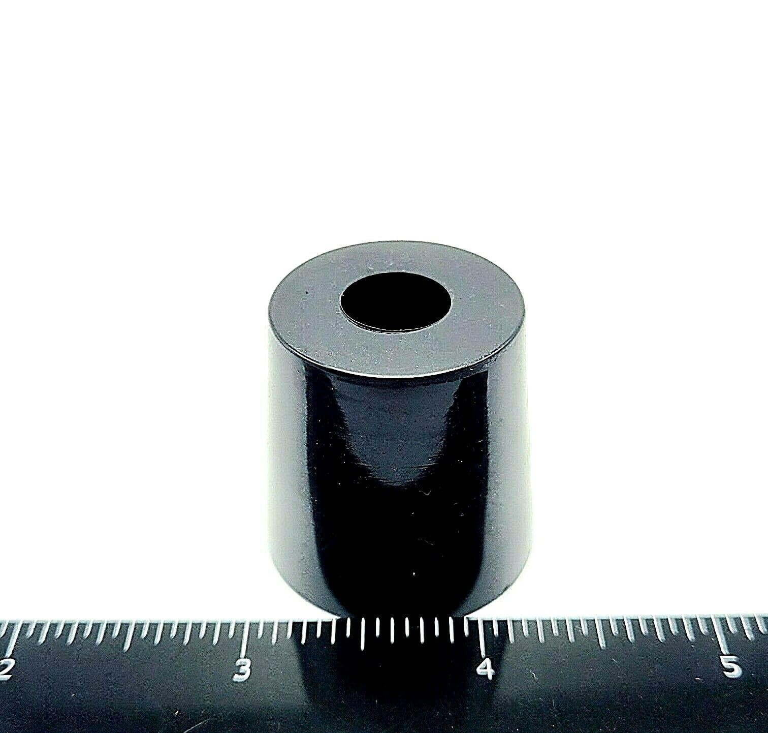 1 1/4 Tall X 1 1/4 Wide Base Round Rubber Feet Screw In Bumpers For Guitar Amps, Equipment, And Furniture (8 Pack)