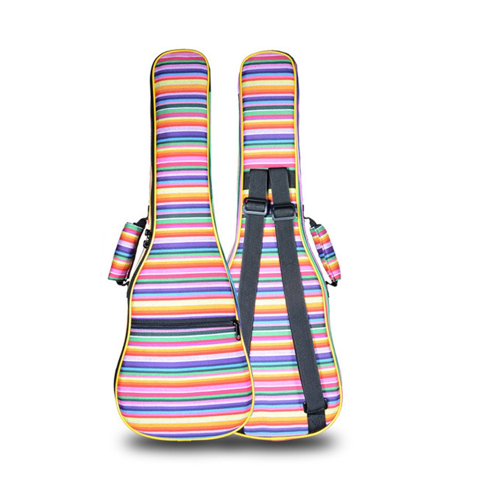 Hot Seal 10Mm Sponge Padding Waterproof Durable Colorful Conventional Ukulele Case Bag With Storage (21 Inch, Bohemia No.3)