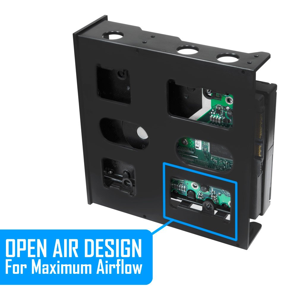 Kingwin Ssd Hard Drive Mounting Kit Internal, Convert Any 3.5    Solid State Drive/Hdd Into One 5.25 Inch Drive Bay. Mounting Sc