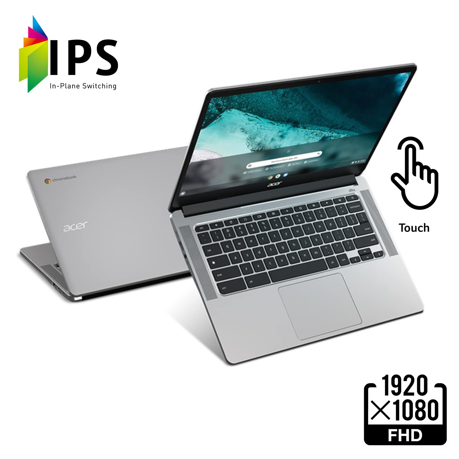 Acer Chromebook 314 Laptop | Intel Pentium Silver N6000 | 14 Full Hd Ips Touch | Intel Uhd Graphics | 8Gb Lpddr4X | 64Gb Emmc |
