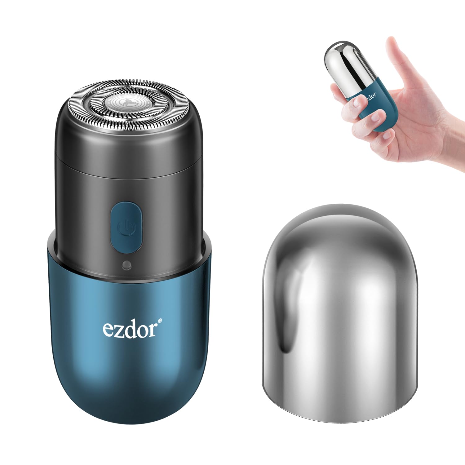 Mini Electric Shaver, Compact Electric Razor For Men Women, Usb C Rechargeable Mini Shaver, Waterproof Portable Shaver, Powerful