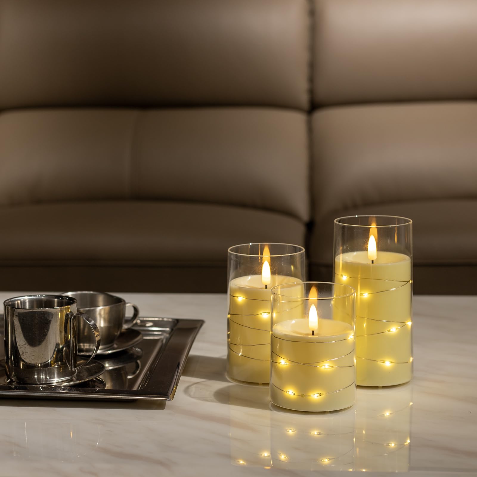 Flameless Candles, Battery Operated Led Candles With Remote And Timer Flickering Flameless Candle For Romantic Ambiance And Home