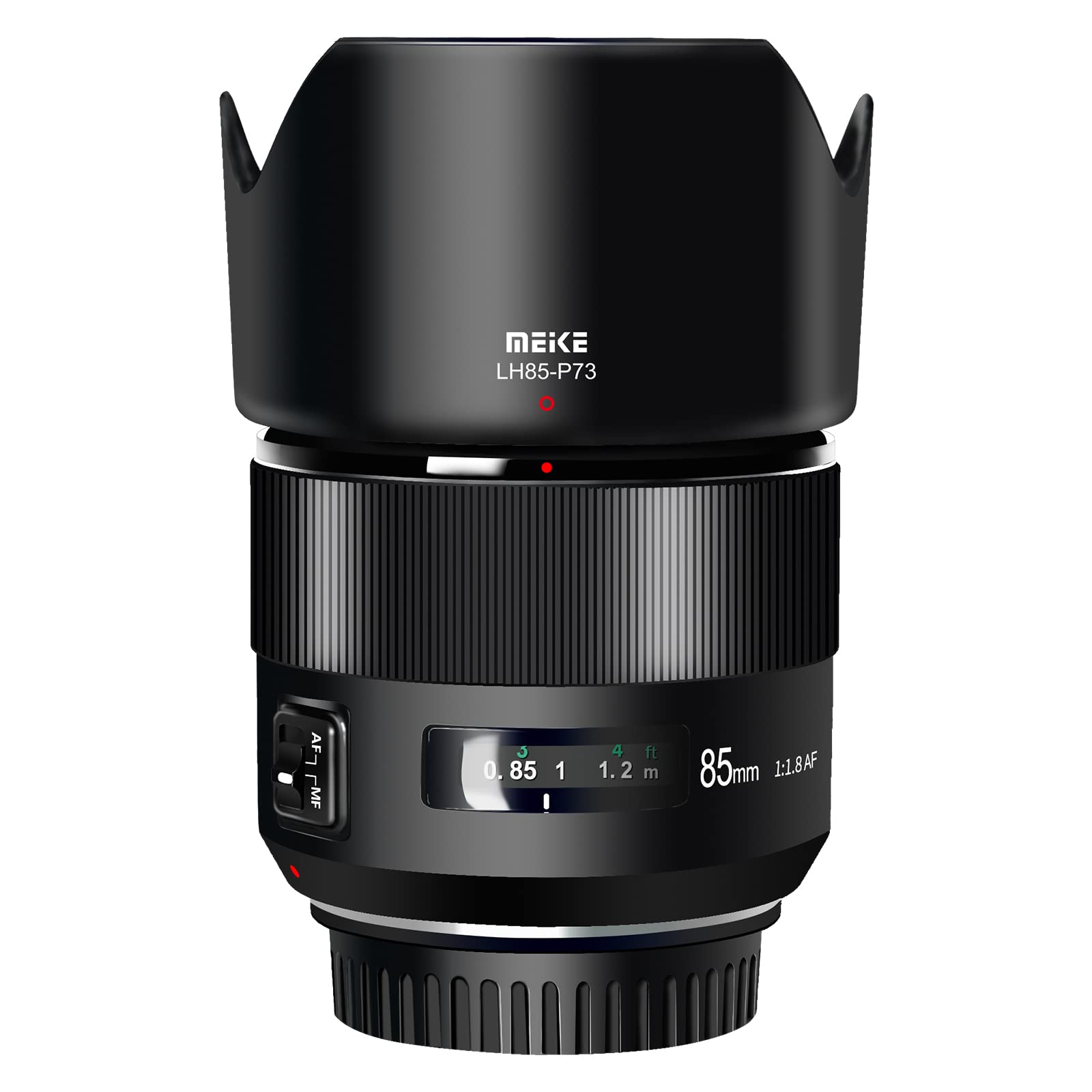 Meike 85mm F1.8 Full Frame Auto Focus Medium-Telephone Portrait Lens Compatible with Canon EOS EF Mount Digital SLR Cameras 5D M