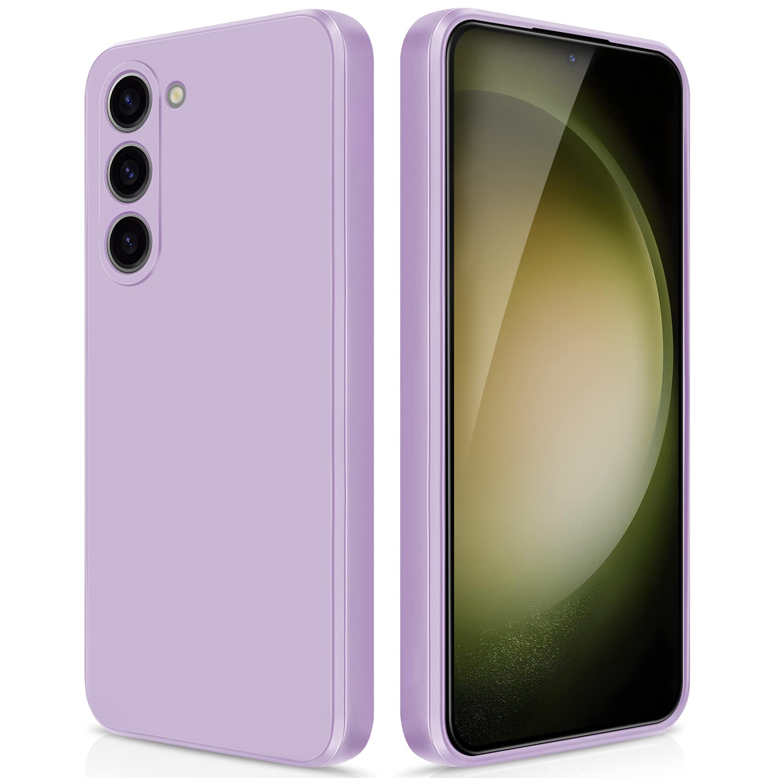 Giiyoon Silicone Case Compatible With Samsung Galaxy S23 5G, Full Body Silky Soft Touch Phone Case With Camera Protection, Shock