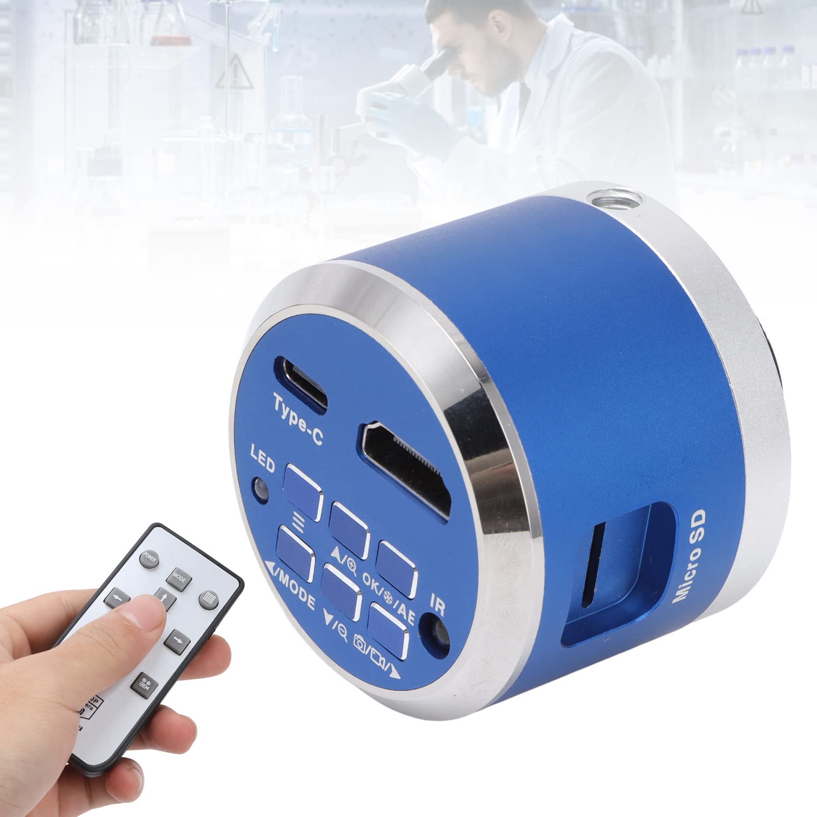 Bter Digital Microscope Camera, 4K Hdmi Electronic Industry Microscope Camera, Professional Digital Video Industry Camera With R