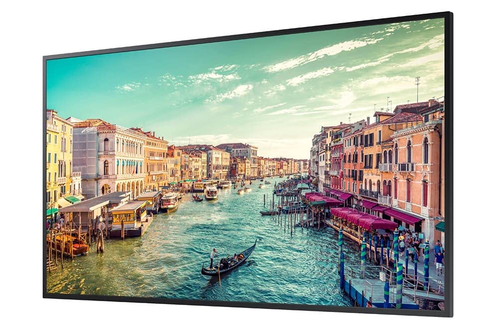 Samsung Business Qm55R 55 Inch 4K Uhd 3840X2160 24/7 Commercial Signage Led Display For Business, Hdmi, Wi-Fi, And 3-Year Wrnty,