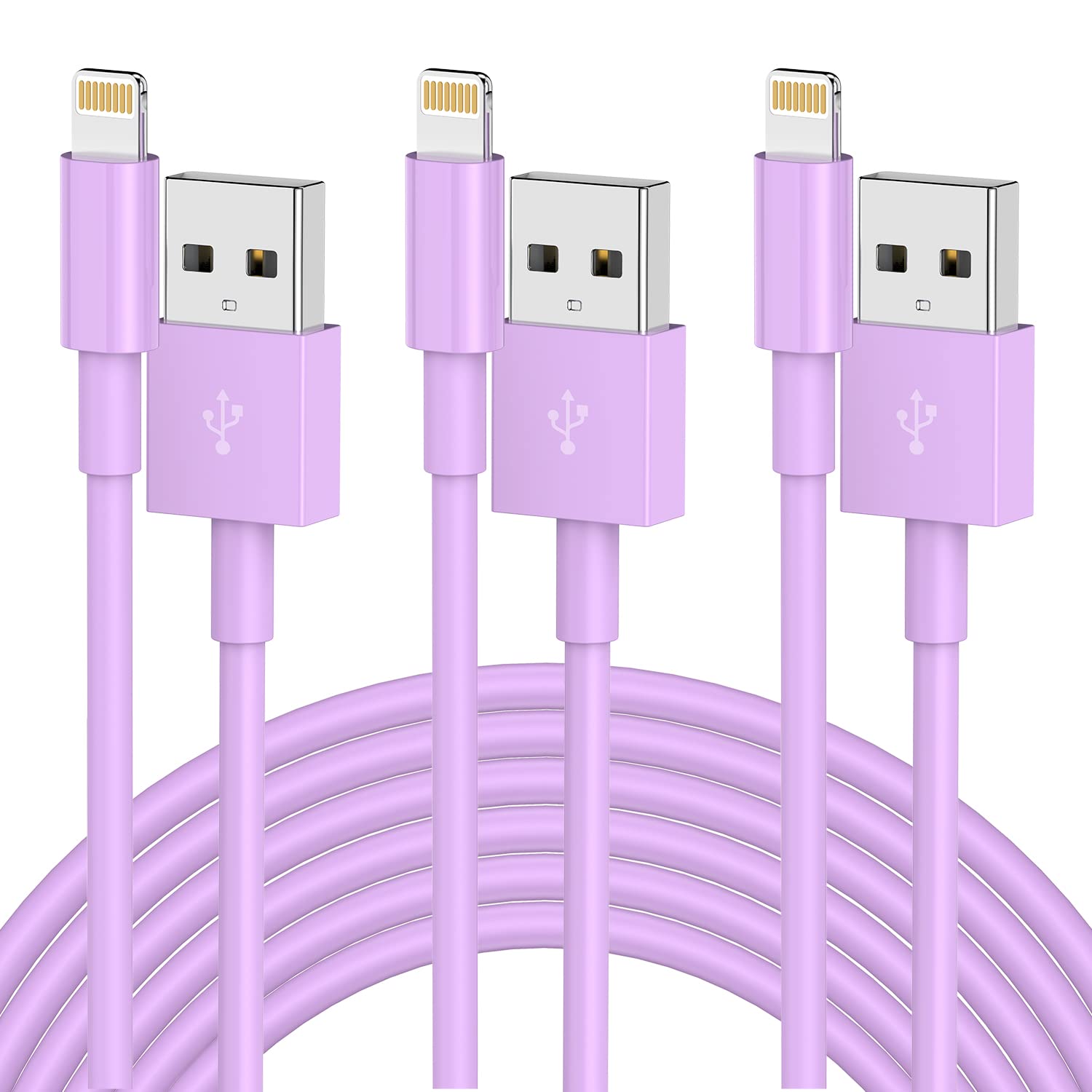 Iphone Charger Cable 3 Ft [Apple Mfi Certified], 3Pack 3 Feet Long Usb To Lightning Cable, Apple Charging Power Cord 3 Foot For 
