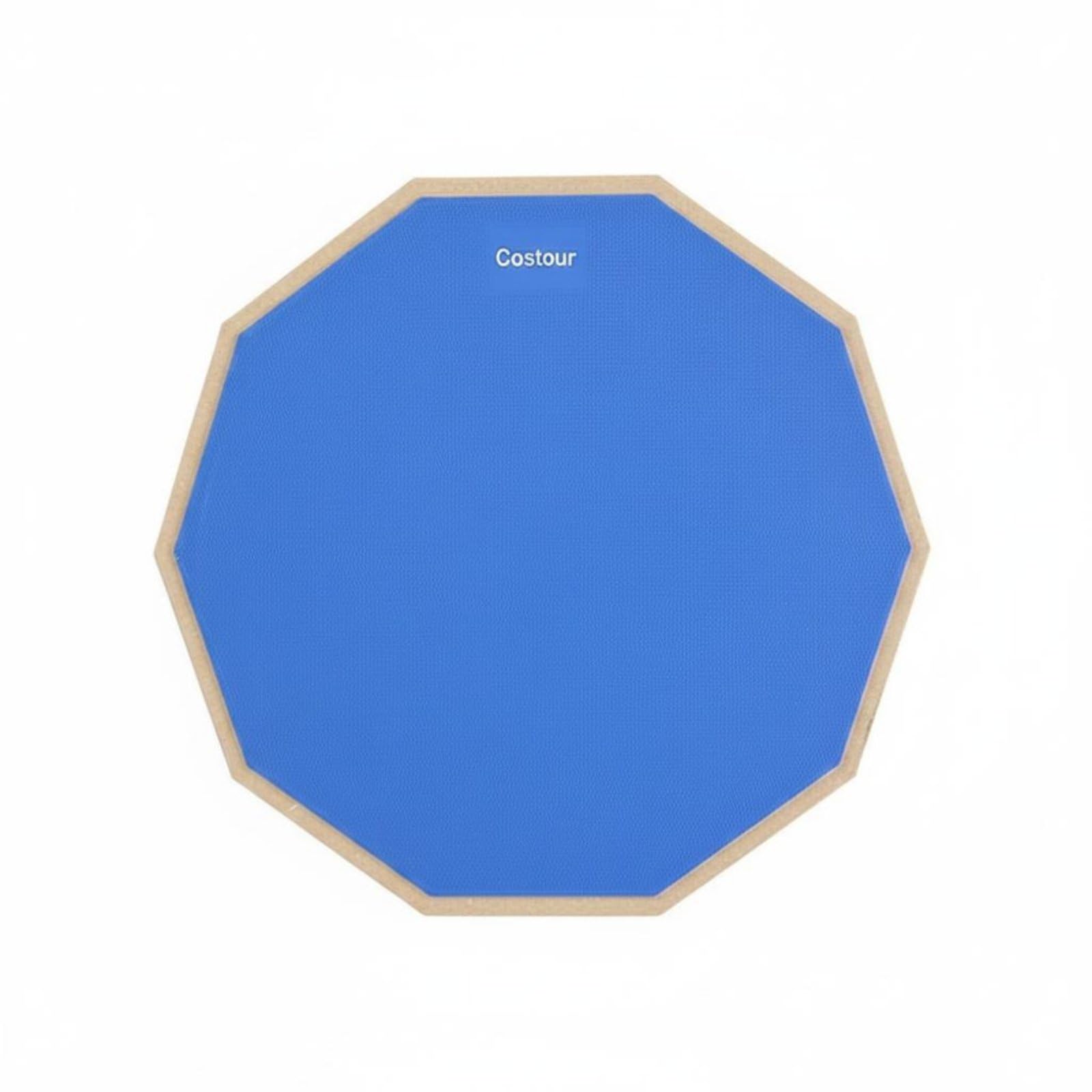 Heavenglow Beginner Friendly Drum Practice Pad Low Noise Quiet Drum Pad Portable Compact For Beginners, Kids, Music Lesson, Blue