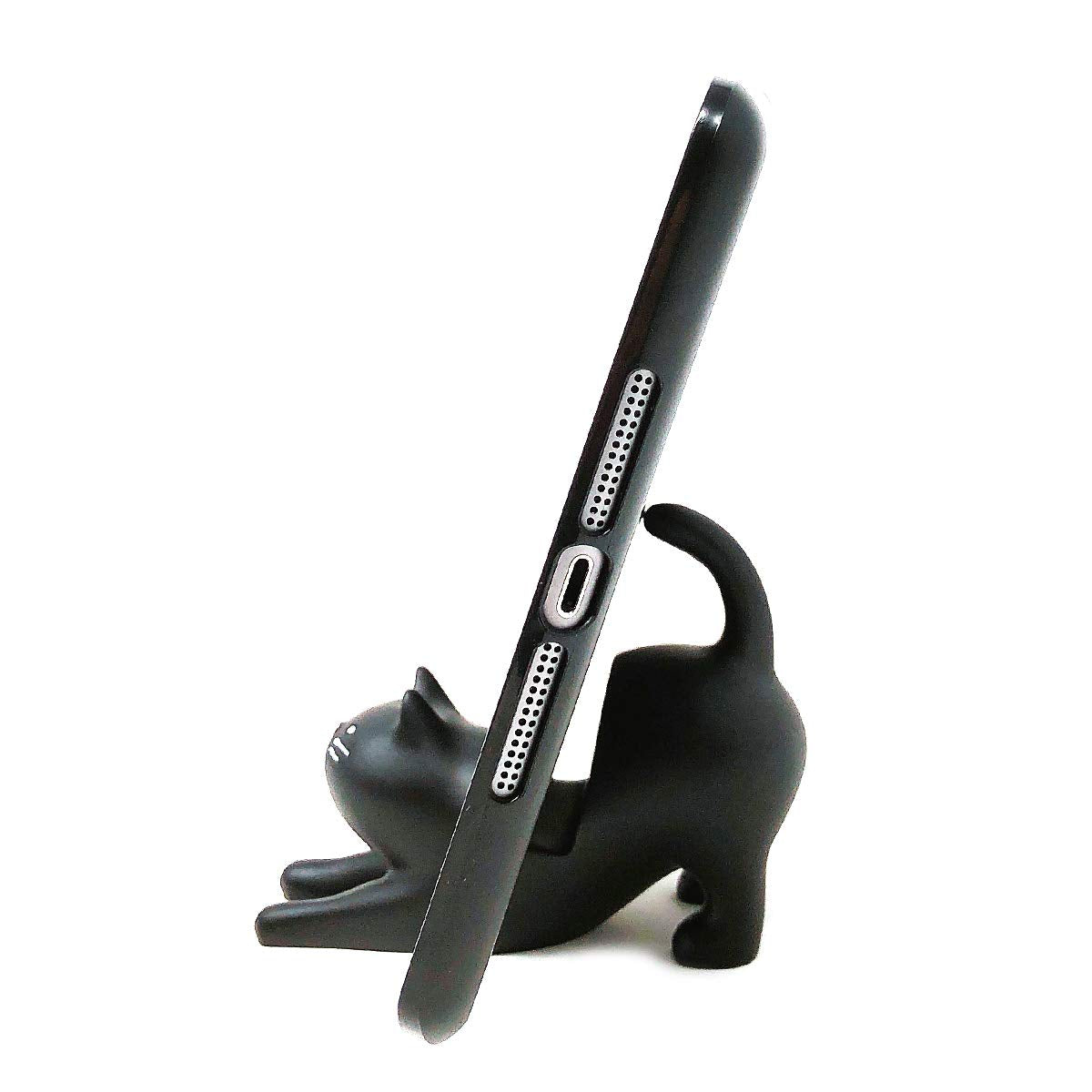 Allydrew Cute Kitty Hands Free Phone Stand, Black