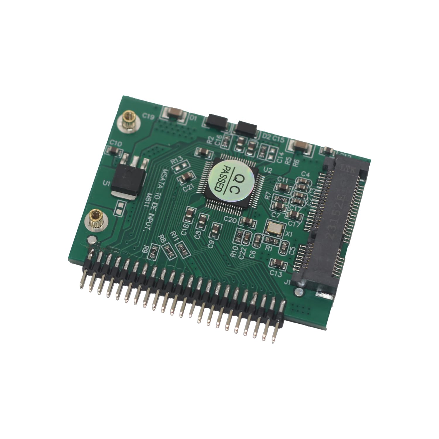 Mustpoint Mini Pci-E Msata Ssd To Ide 2.5 5V 44Pin Adapter Card
