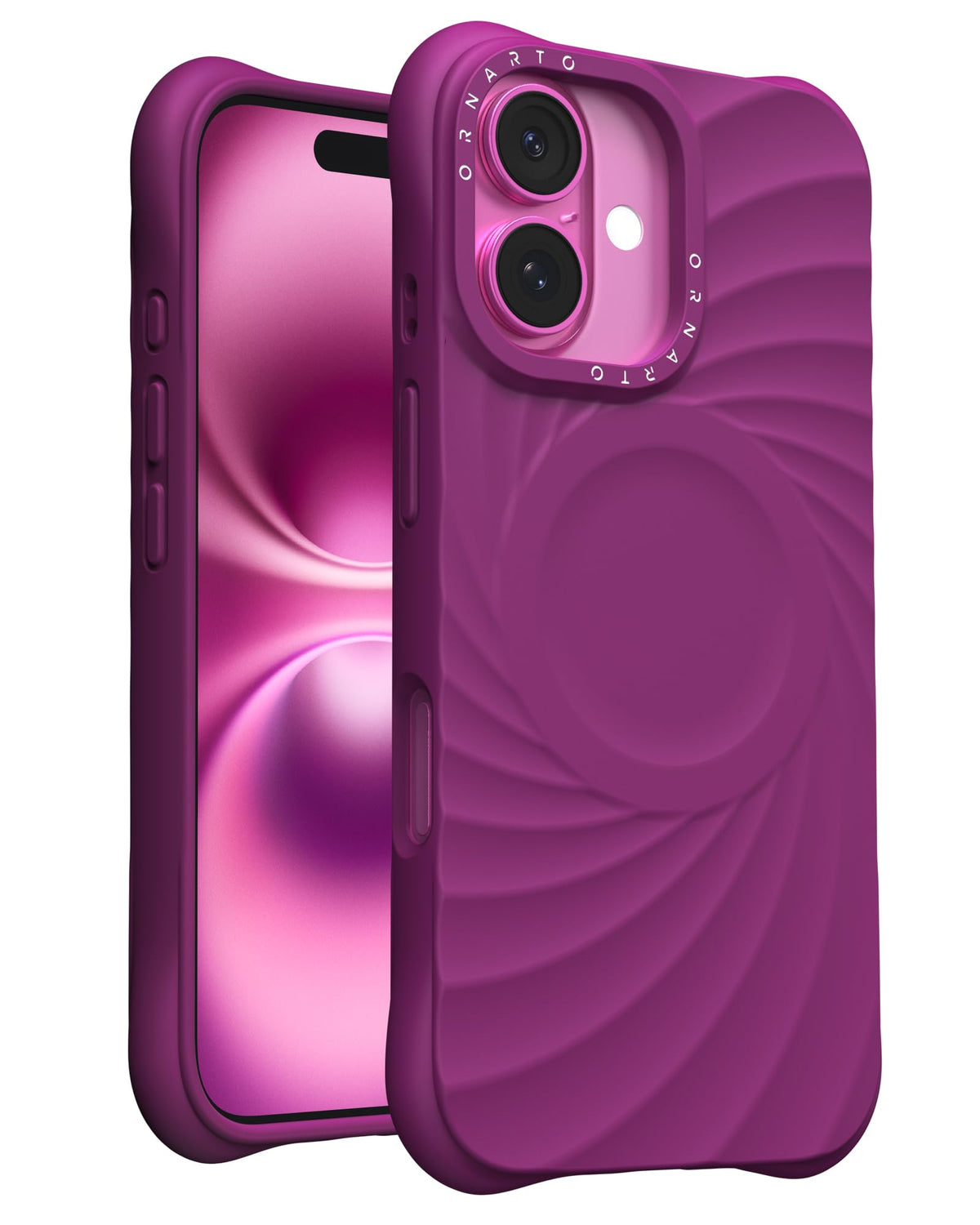 Ornarto Vortuxe For Iphone 16 Case 6.1'' | 2X Mil-Std Drop Protection | Compatible With Magsafe | Sleek Aesthetic Liquid Silicon