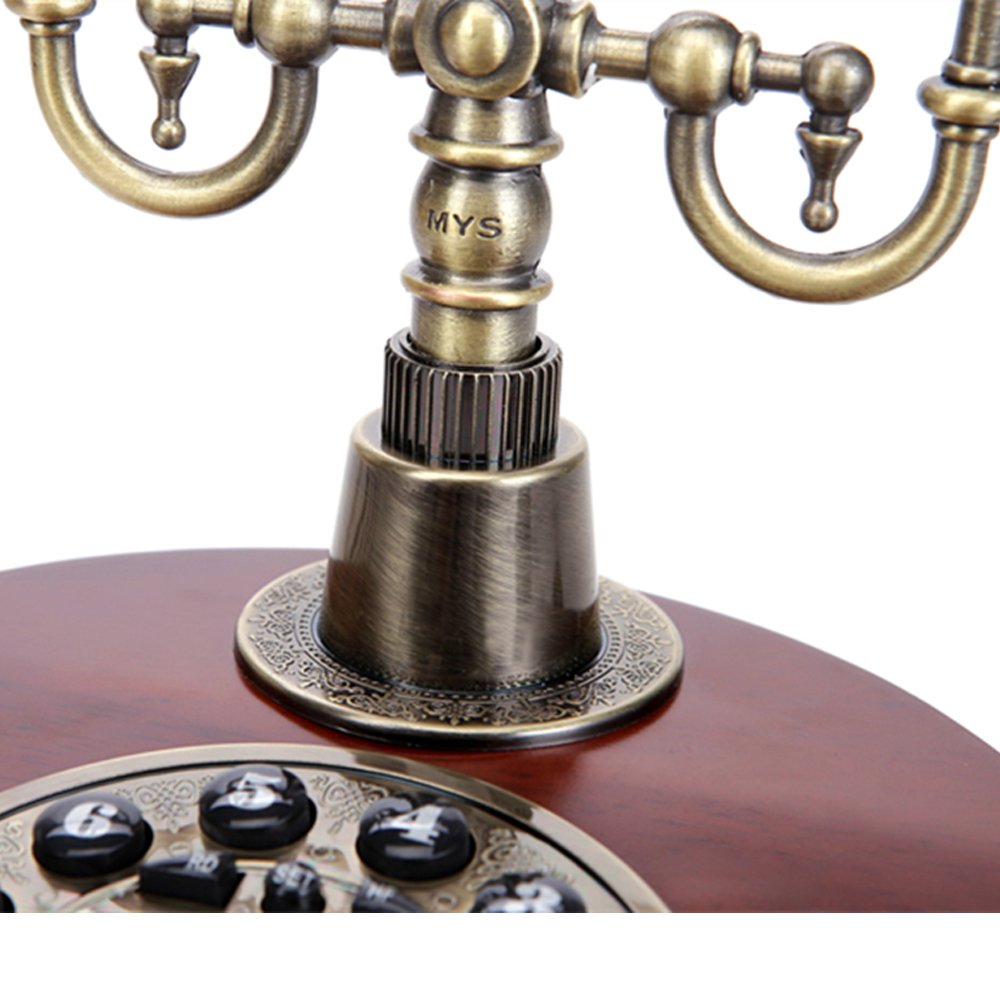 Telpal Classic Vintage Desktop Wired Office Telephone Of 1950 Old Fashioned Antique Style Home Phone