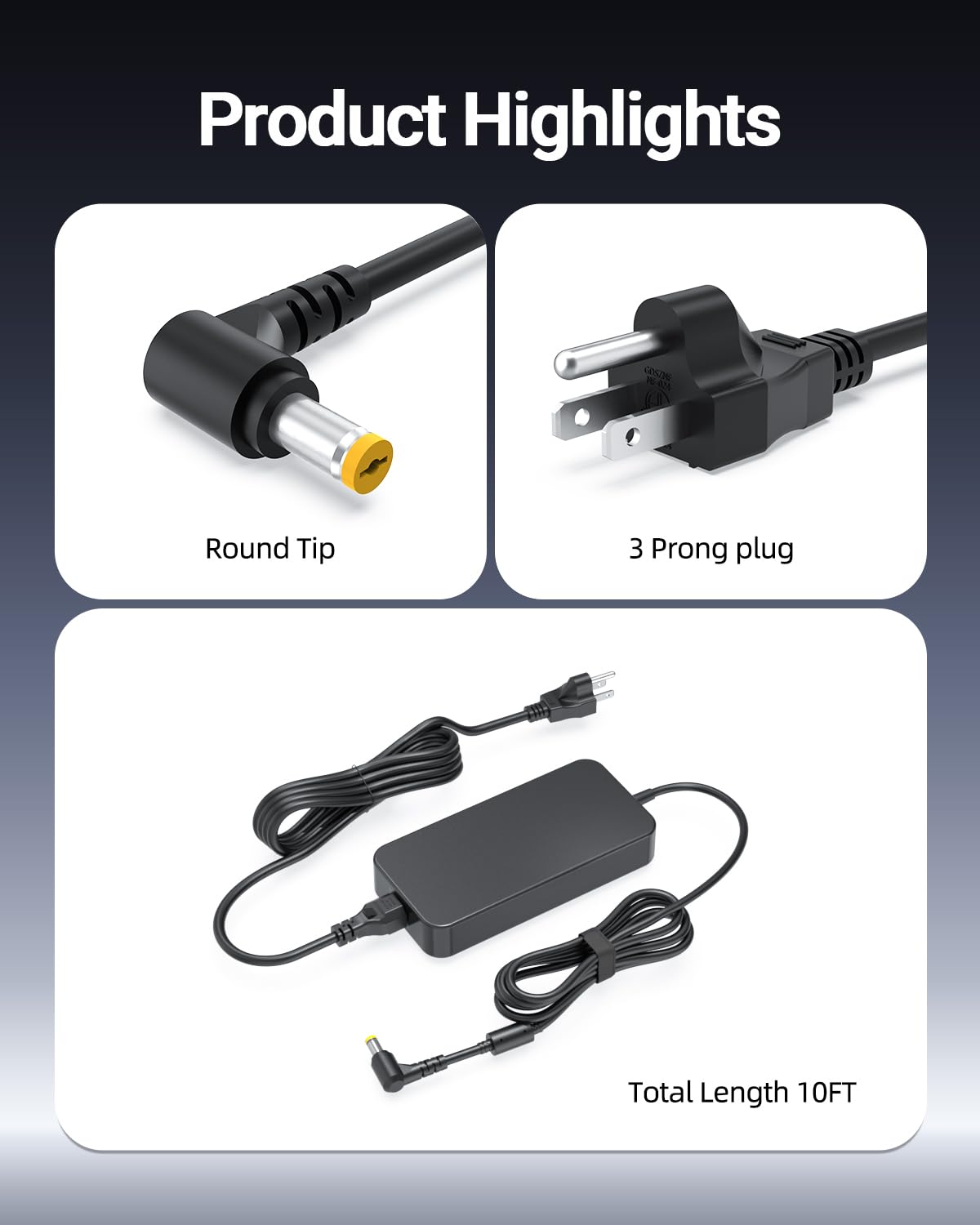 135W Ac Charger Fit For Acer Nitro 5 Gaming Laptop An515 51 An515 53 An515 54 An515 55 An515 41 An517 51 An517 52 Power Adapter