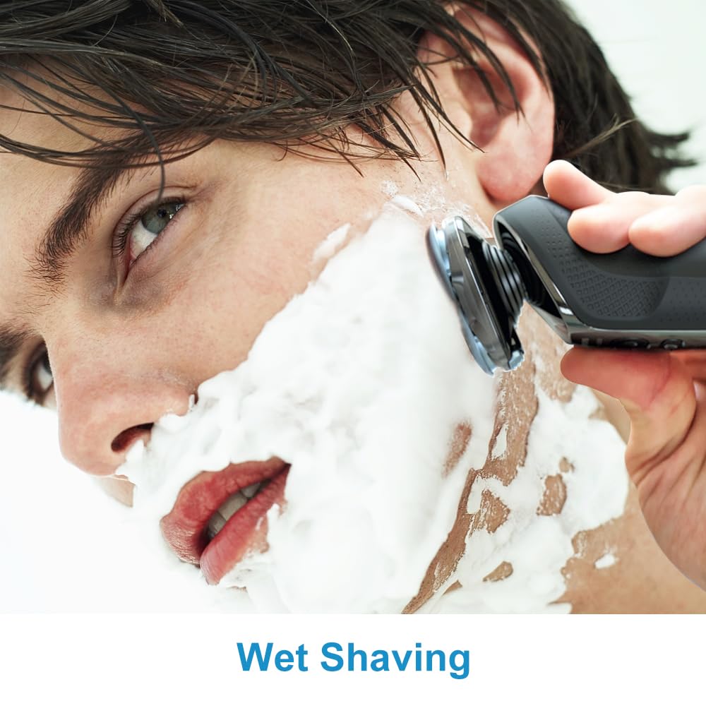 Hq8 Replacement Heads Compatible With Philips Norelco Aquatec Shavers, Blades For Pt720 At880 At810 Razor, 6 Pc Pack