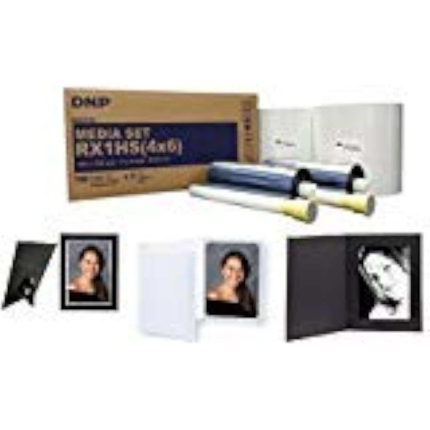 Azzutork Dnp Print Media For Ds Rx1Hs High Speed Dye Sub Printer   4X6 700 Prints Per Roll; 2 Rolls Per Case (1400 Total Prints)