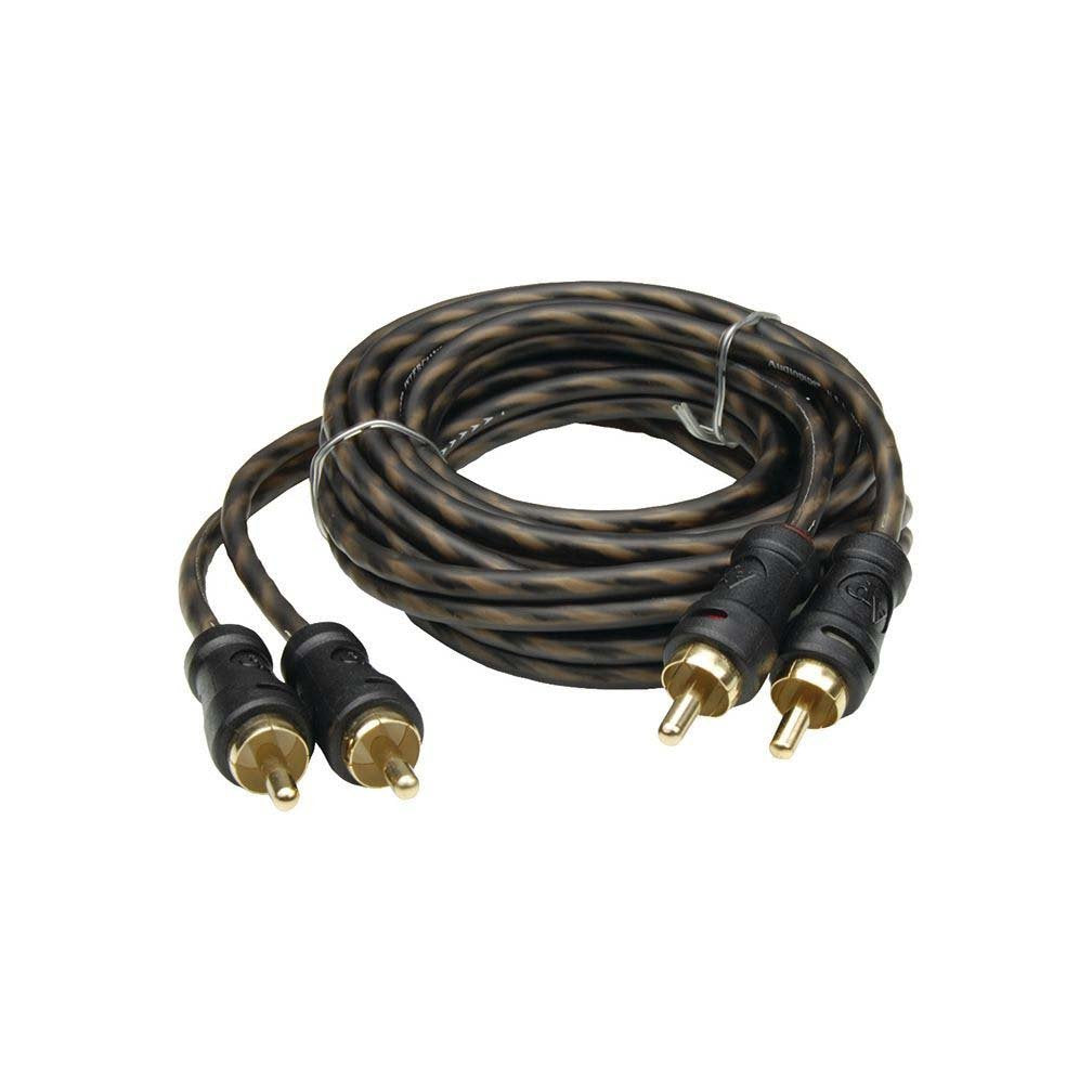 Audiopipe 24Kt Gold Plated Interconnect Cable 6Ft