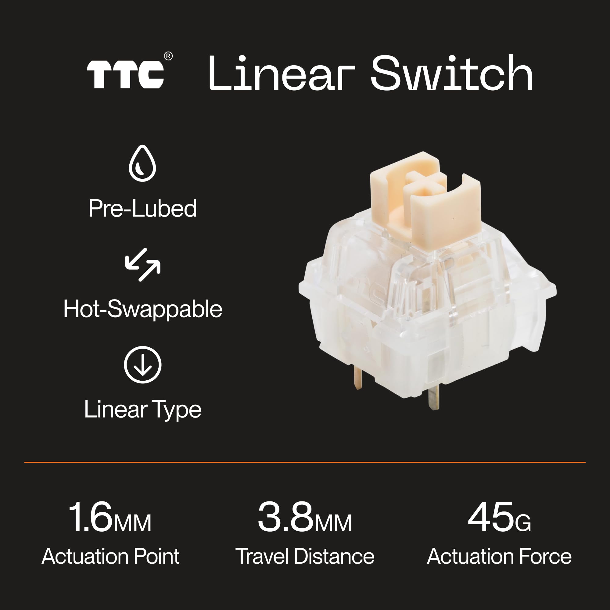 Higround Trailhead 65% Mechanical Usb Wired Gaming Keyboard, Ttc Linear Custom Switches, Programable Rgb, Hot Swappable, Deep Th