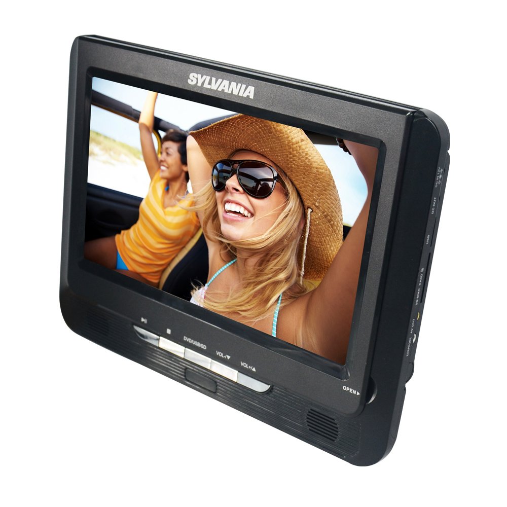 Sylvania Sdvd9957 Portable Dvd Player With Dual 9'' Screen (Black)
