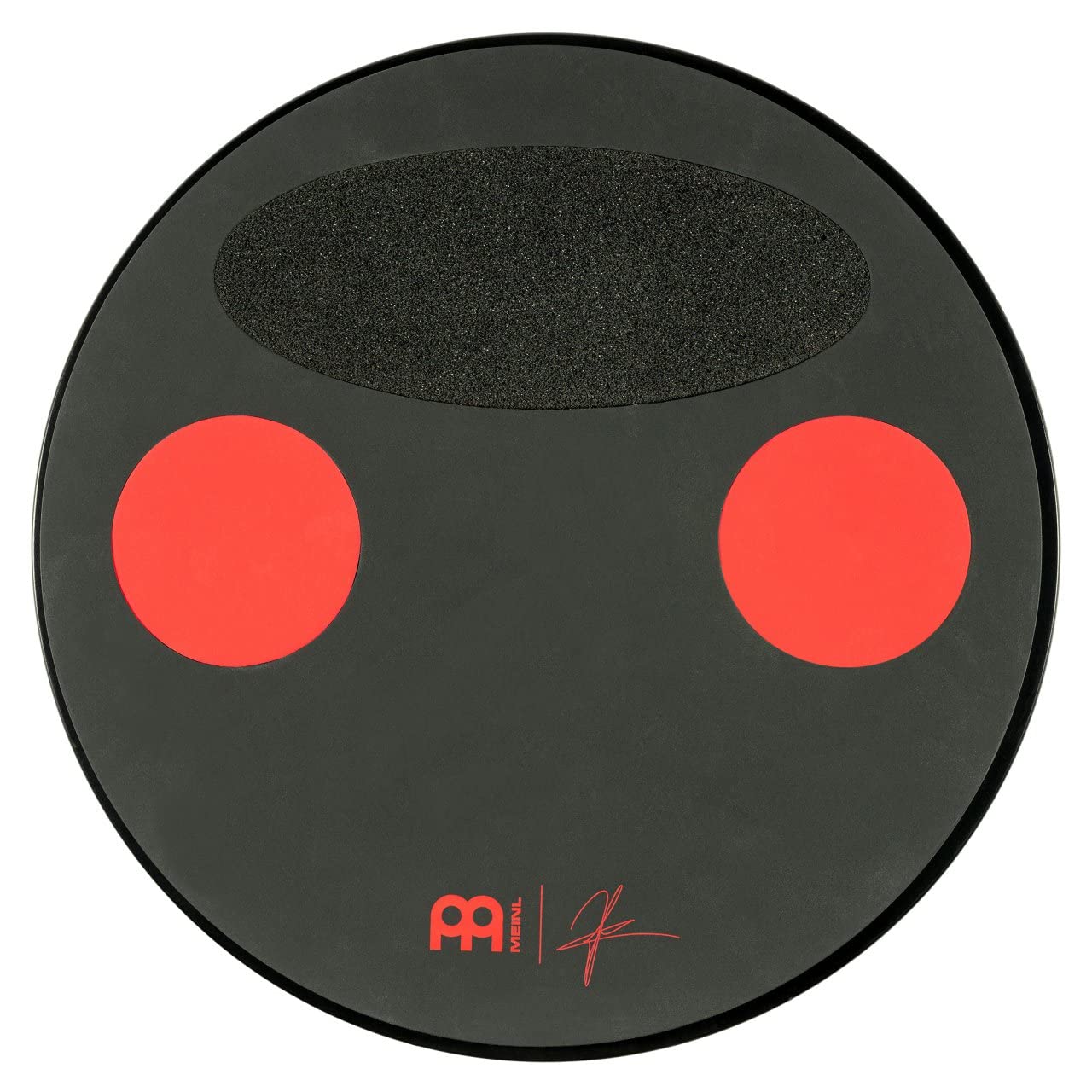 Meinl Cymbals 12'' Split Tone Practice Pad, Anika Nilles Signature For Drum Training And Workouts Three Different Surfaces For F