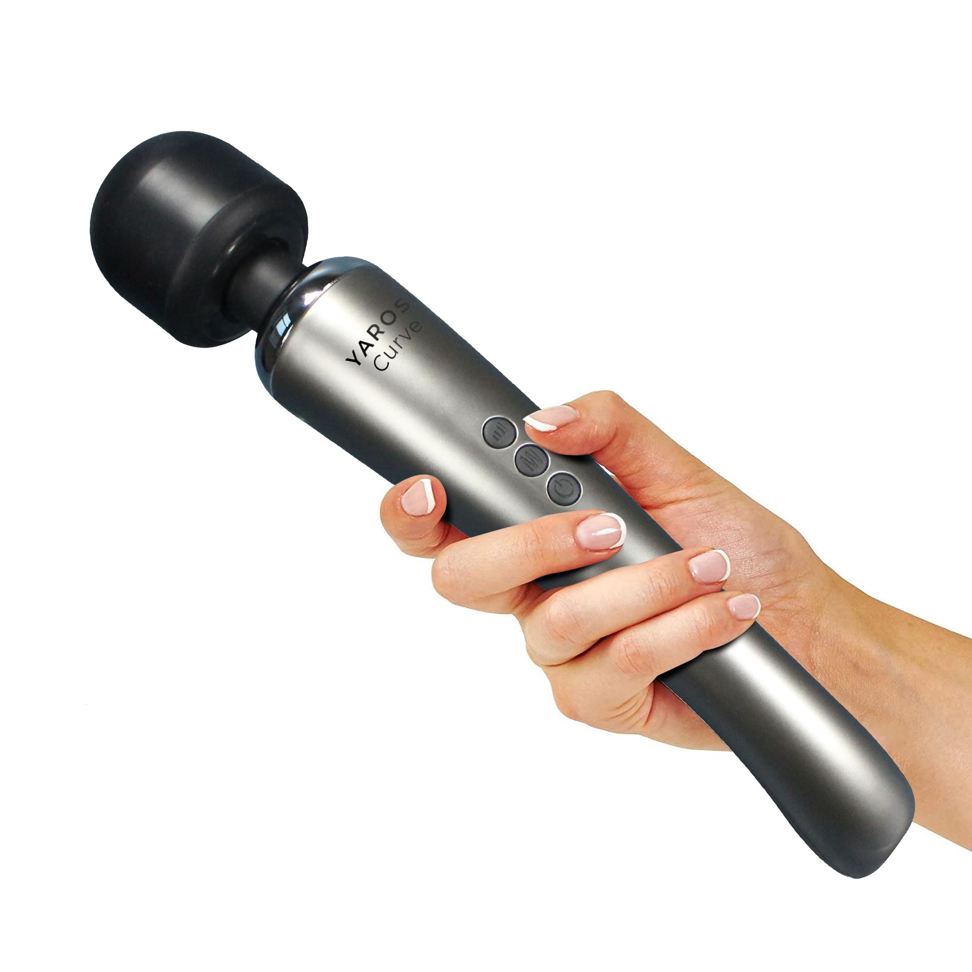 Yarosi Cordless Curve Therapeutic Device - 8 Powerful Speeds and 20 Patterns - for Deep Muscle Aches and Sports Tissue Recovery 