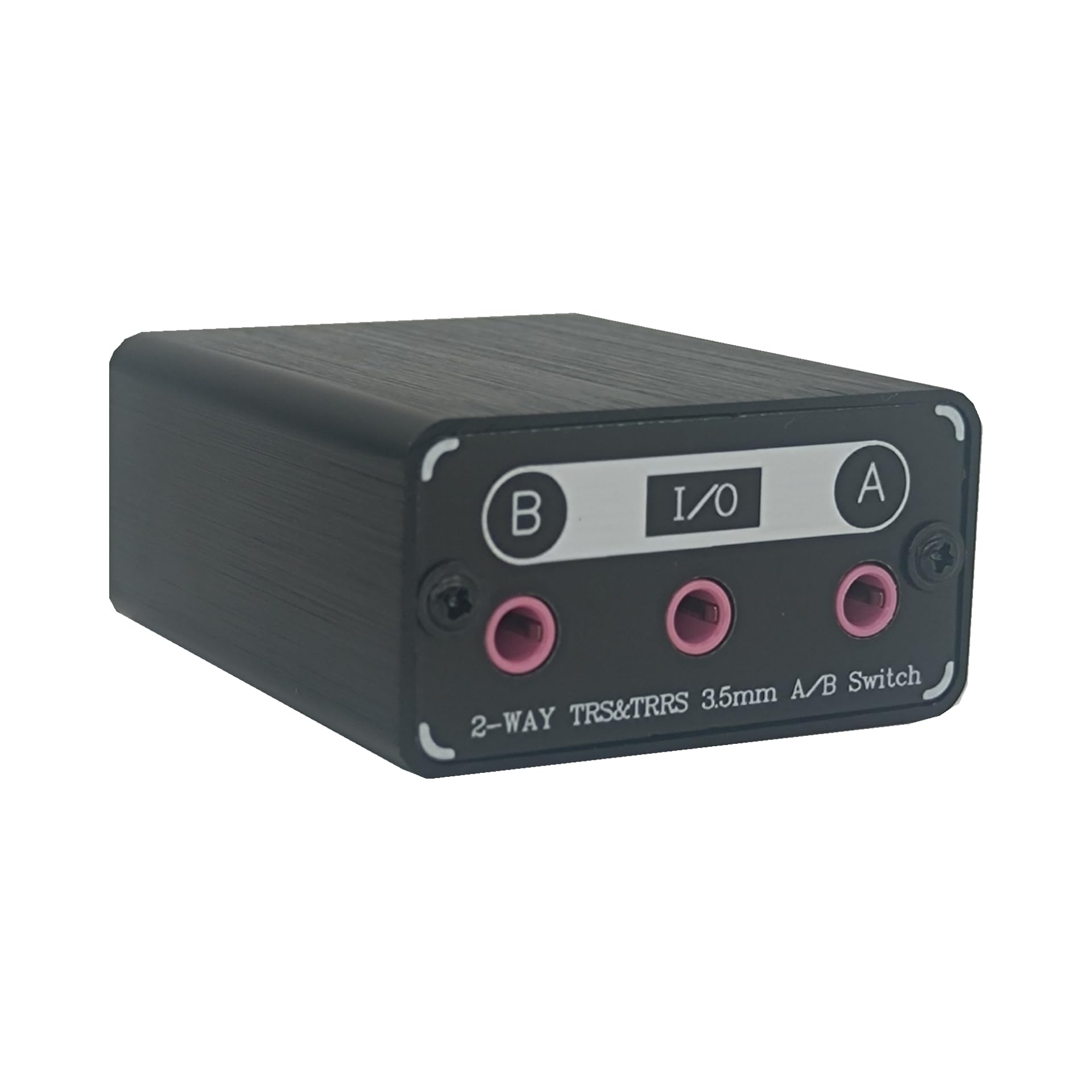 2 Way In-Line 3.5Mm Audio Switch Box A/B Selector Switcher Compatible With 1/8 Microphone Trrs -M201