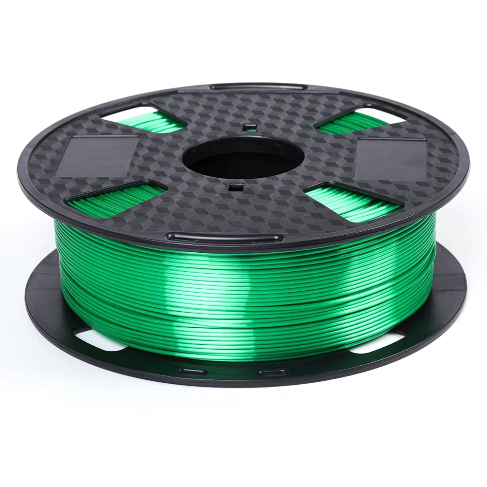 Silk Jade Green Pla Filament 1.75Mm 1Kg 3D Printer Filament Spool Fdm 3D Printing Material Cc3D Shine Silky Shiny Metallic Pla G