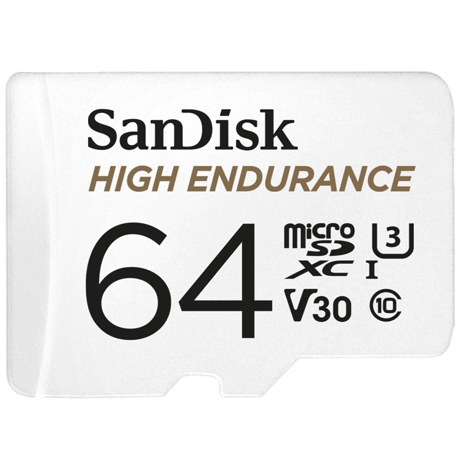 Sandisk 64Gb High Endurance Video Microsdxc Card With Adapter For Dash Cam And Home Monitoring Systems   C10, U3, V30, 4K Uhd, M