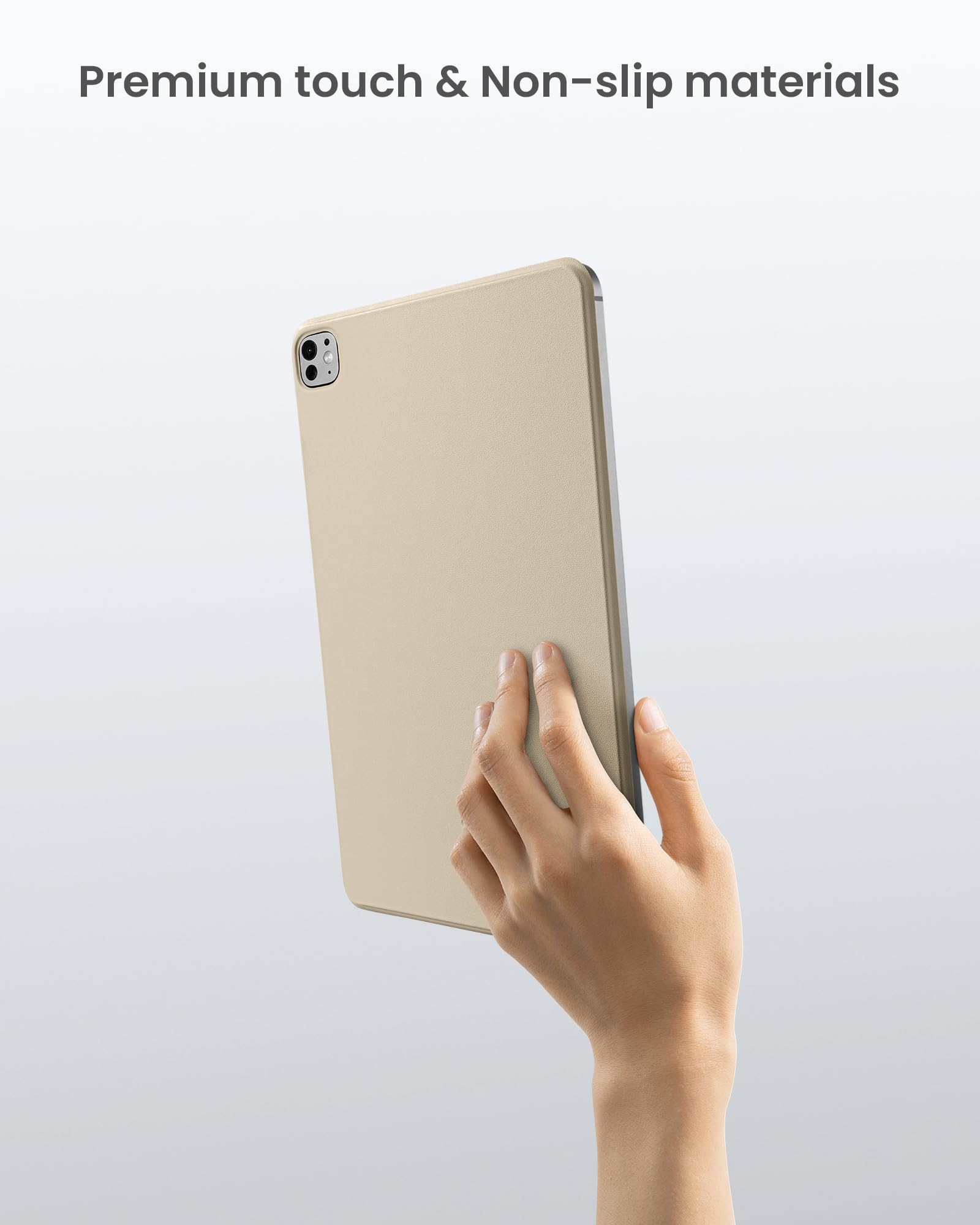 Tomtoc Ipad Pro Detachable Folio Case For 2024 New 13 Inch Ipad Pro M4 Only, Separable Slim Protective Panel & 4 Modes With Ultra Light Fiberglass Material, Support Apple Pencil Pro & Auto Wake/Sleep