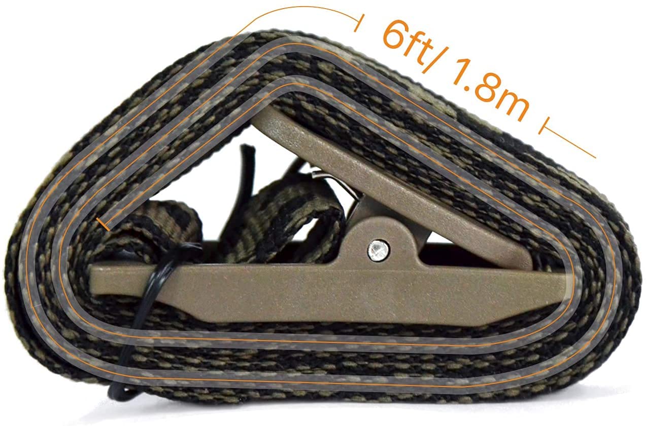 Winghome Wildlife Trail Camera Mounting Straps, Hunting Camera Holder Strap 6Feets Durable Mounting Bracket Belt Nylon Fiber Str