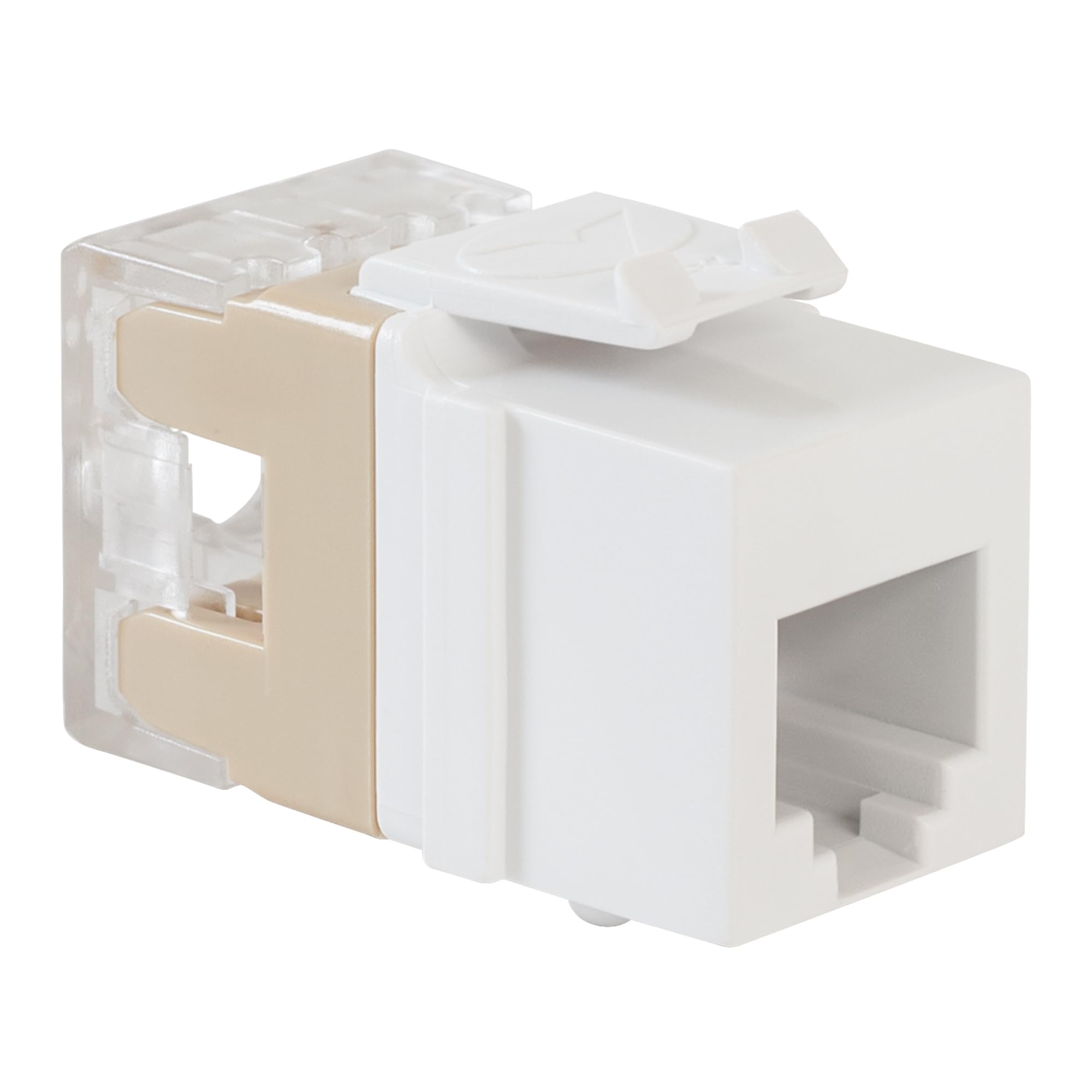 ICC Voice Keystone Jack for HD Style, RJ11, 6P6C - UL Listed Phone Network Cable Connector - TIA Compliant - Compatible with Ser