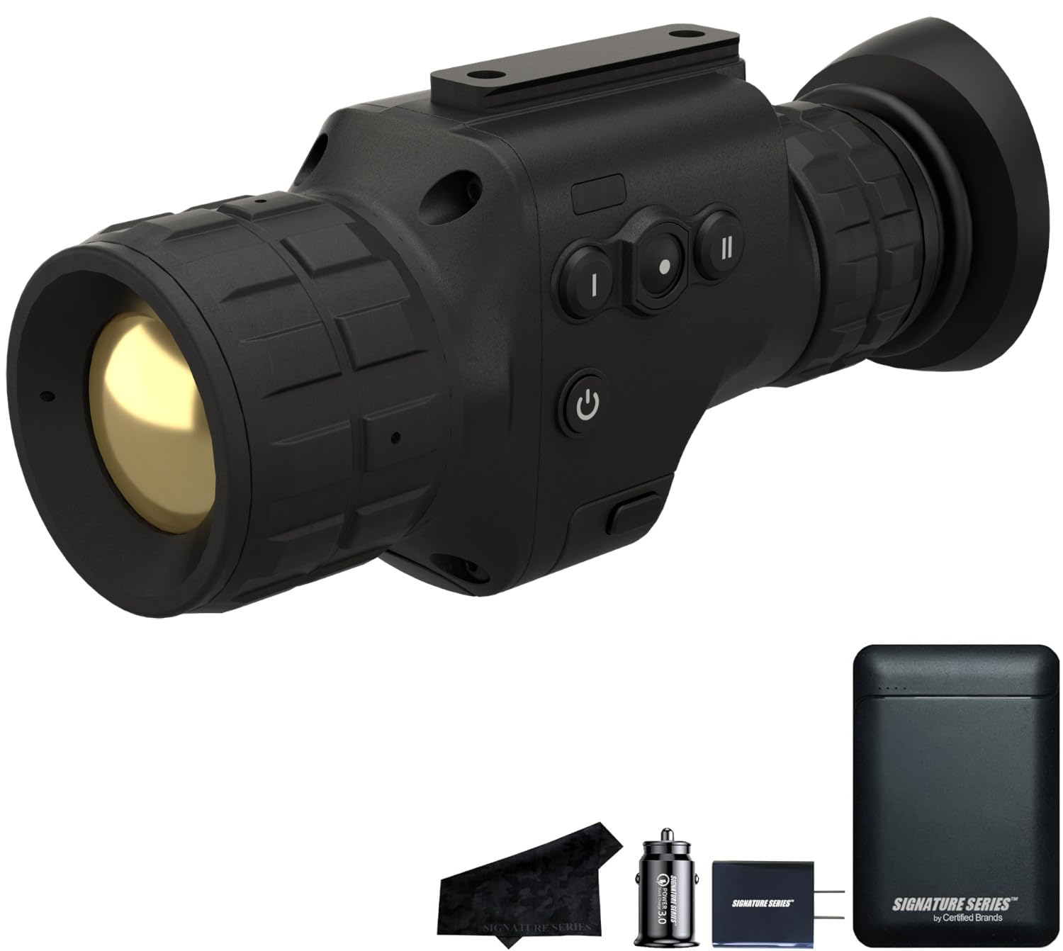 Certified Brands ATN Odin 640 3-12X Thermal Monocular - Black, Adults, Beginner, All Ages, Unisex