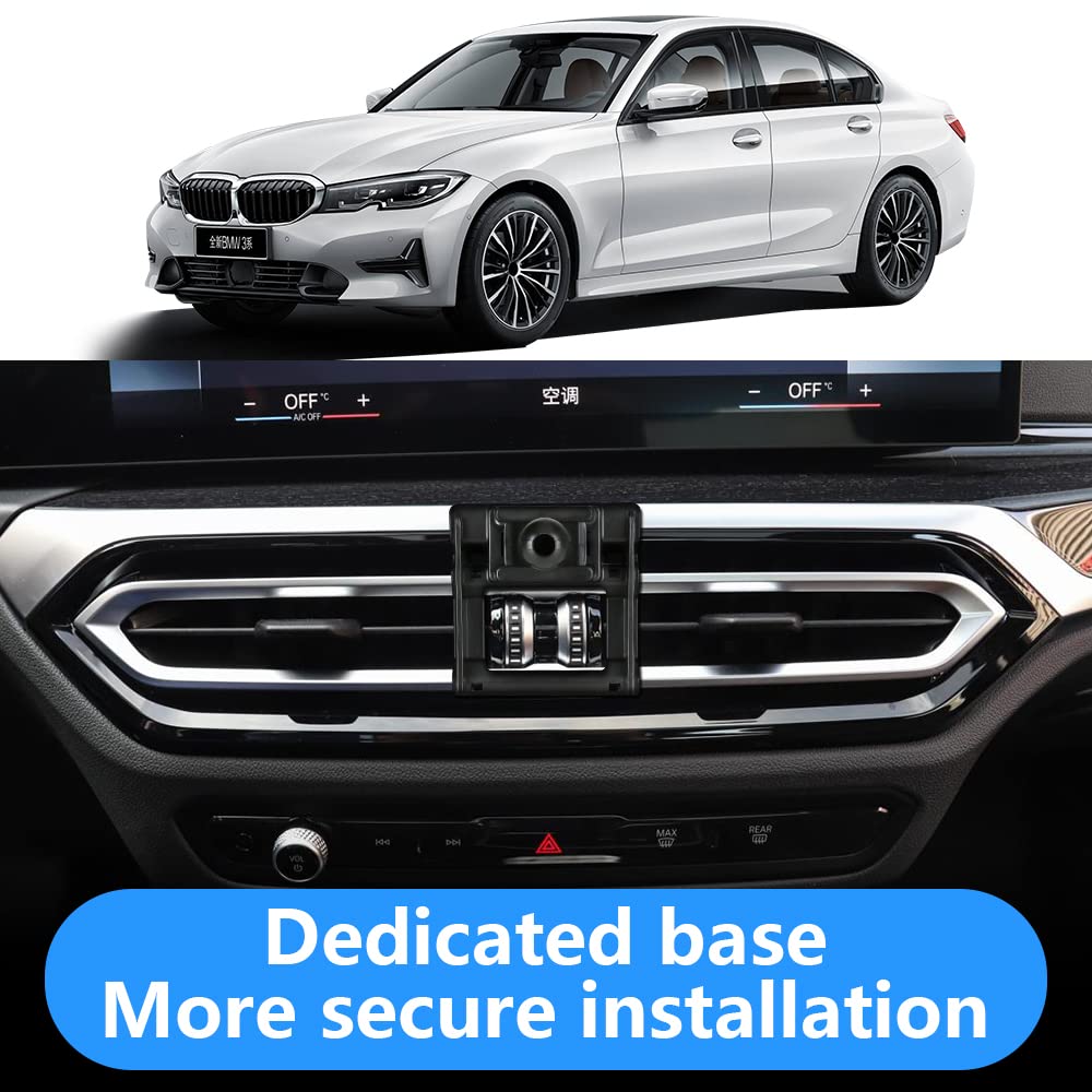 Lunqin Car Phone Holder For Bmw 3 Series 2023 2024 330I 330E M340I And I4 M50 2022-2024 And 2024 M3 Cs & 2022-2024 Bmw M2 Auto I