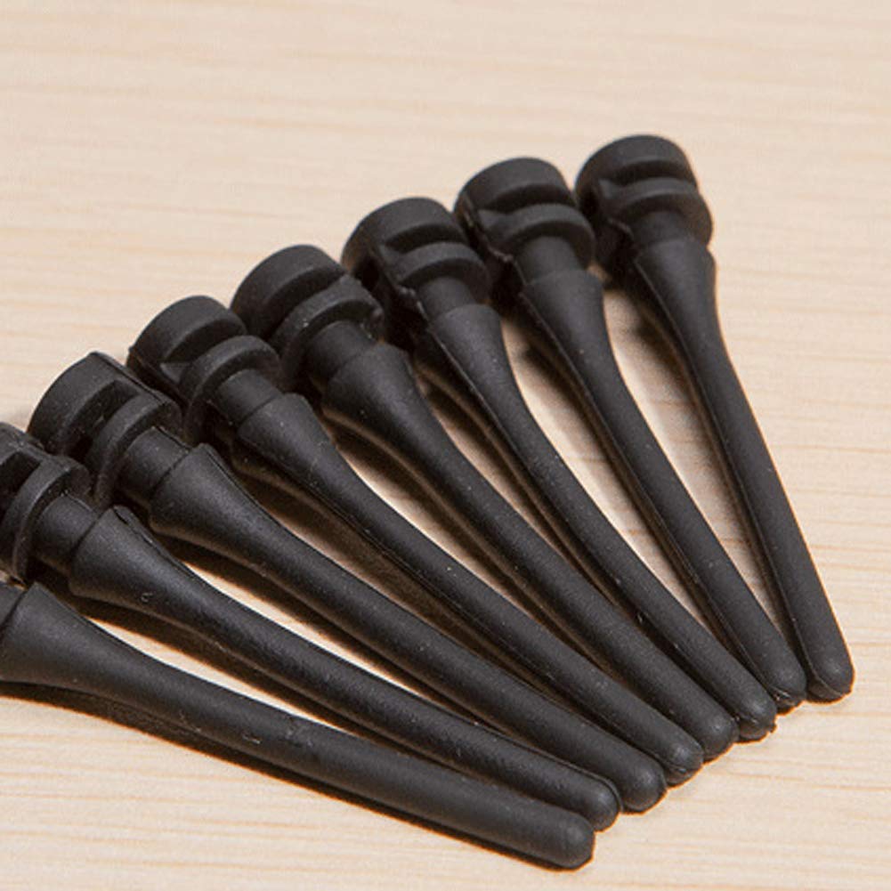 Lasenersm 20 Pc Case Fan Screws, Anti Noise Vibration Rubber Screws, 45Mm, Black