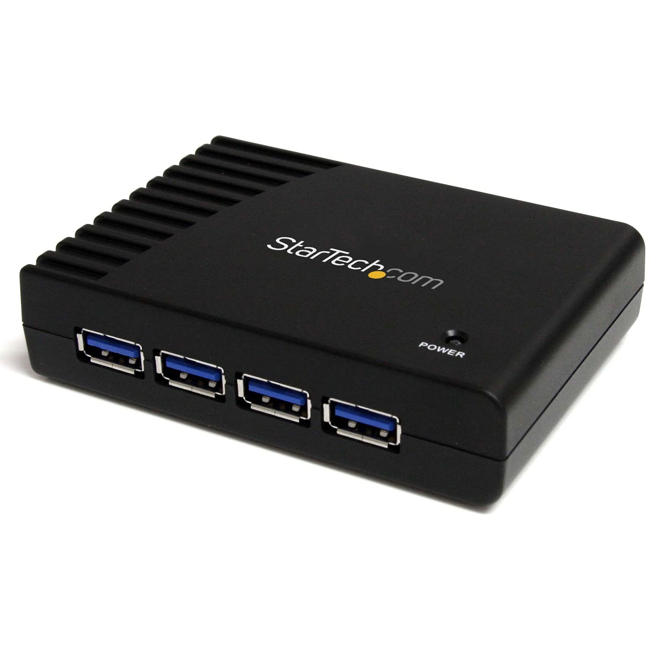 Startech.Com 4 Port Usb 3.0 Superspeed Hub With Power Adapter   5Gbps   Portable Multiport Usb A Dock It Pro   Usb Port Expansio