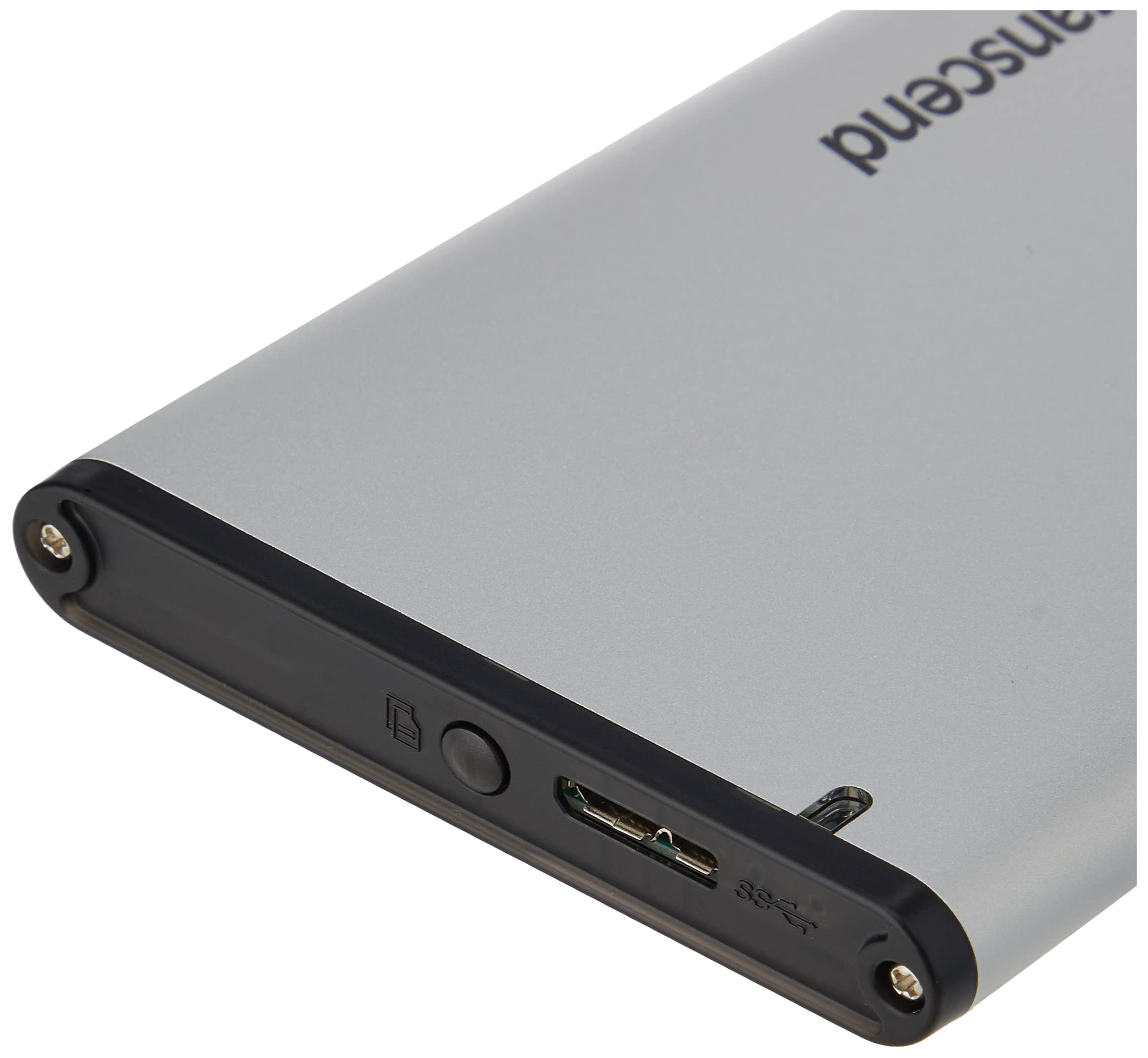 Transcend 2.5� SSD/HDD USB3.0 Enclosure, Aluminum case, UASP Supported, One Touch Backup   TS0GSJ25S3