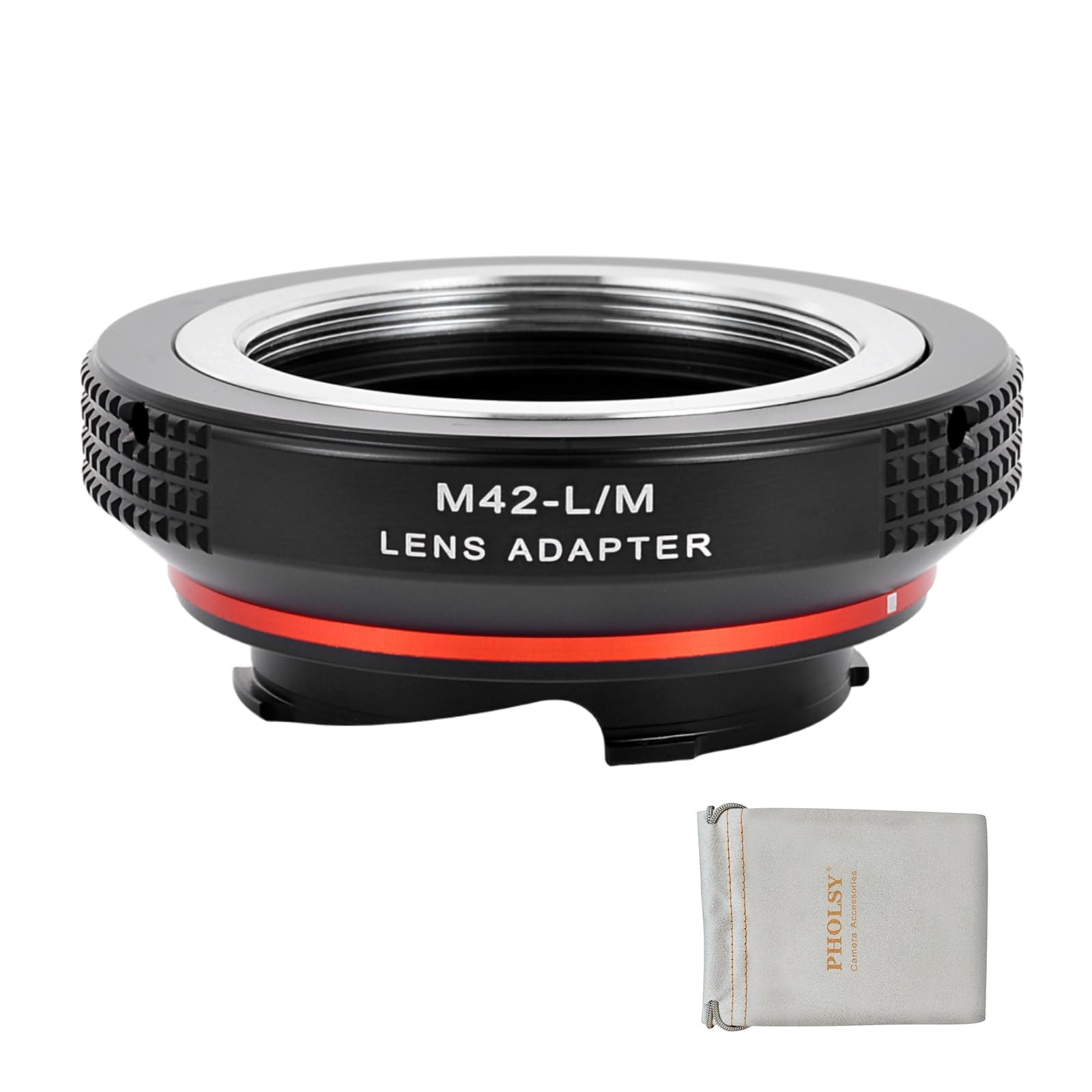 Pholsy Lens Mount Adapter With 6 Bit Coding Compatible With M42 42Mm Screw Lens To Leica M Mount Camera Body M42 To Leica M