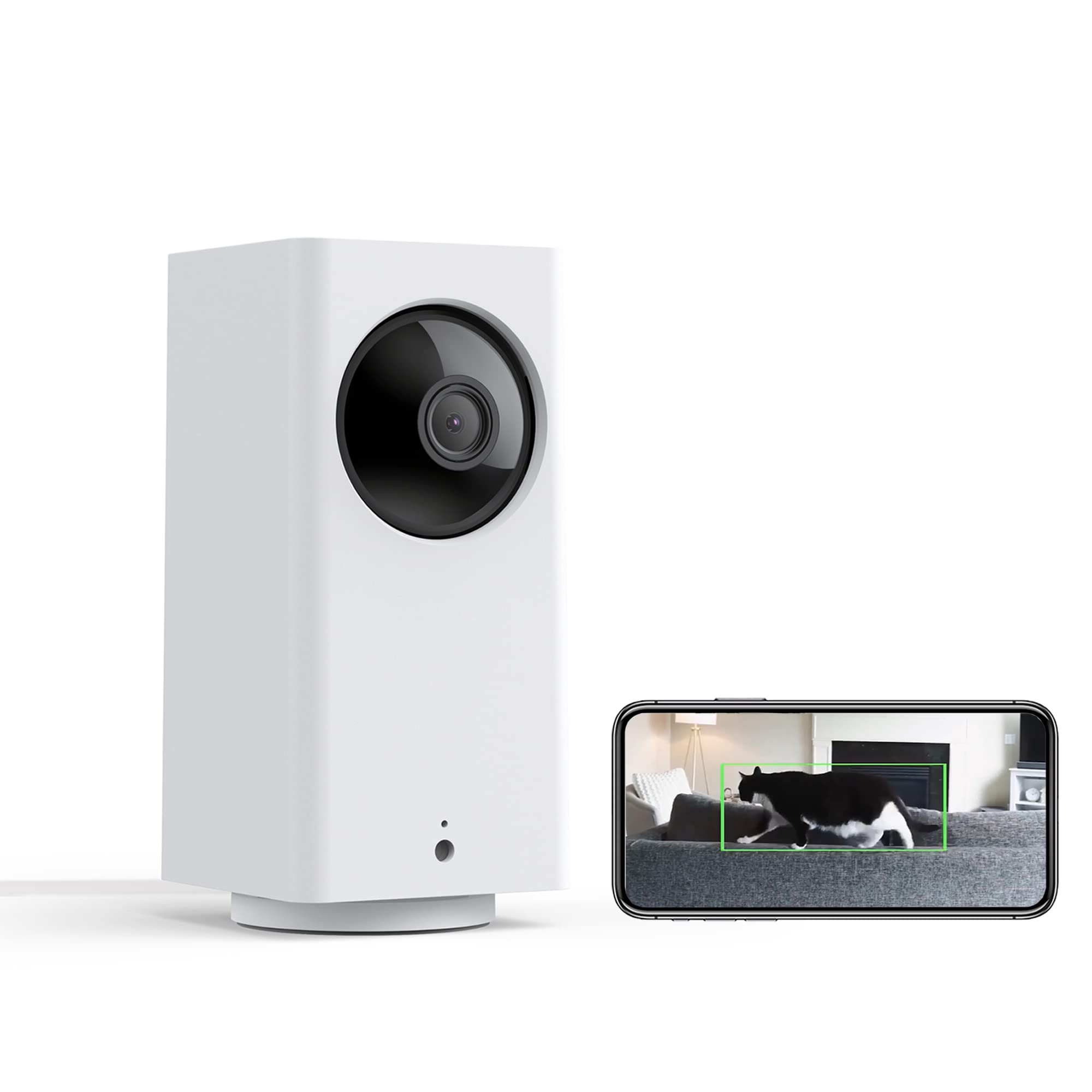 Wyze Cam Pan V2 1080P Pan/Tilt/Zoom Indoor Baby Monitoring Camera With Color Night Vision, Motion And Sound Detection, Home Security Camera Compatible With Alexa & Google Assistant