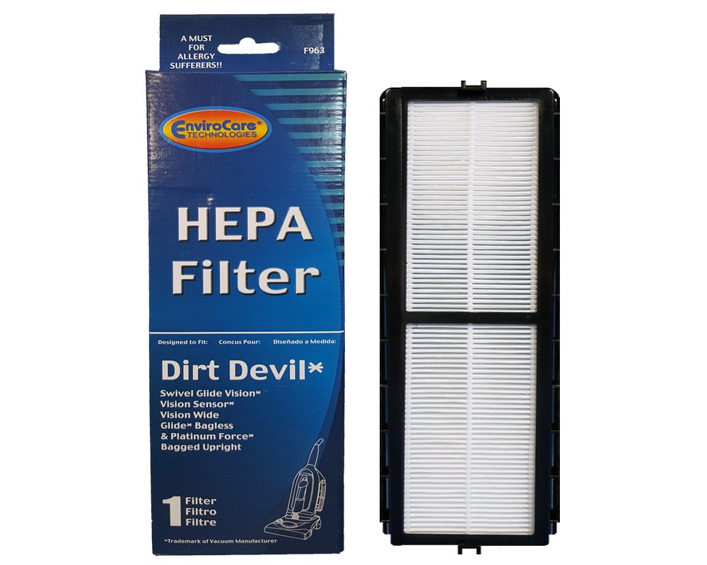 Envirocare Replacement Premium Vacuum Cleaner Hepa Filter Made To Fit Dirt Devil Swivel Glide Vision, Vision Sensor, Vision Wide
