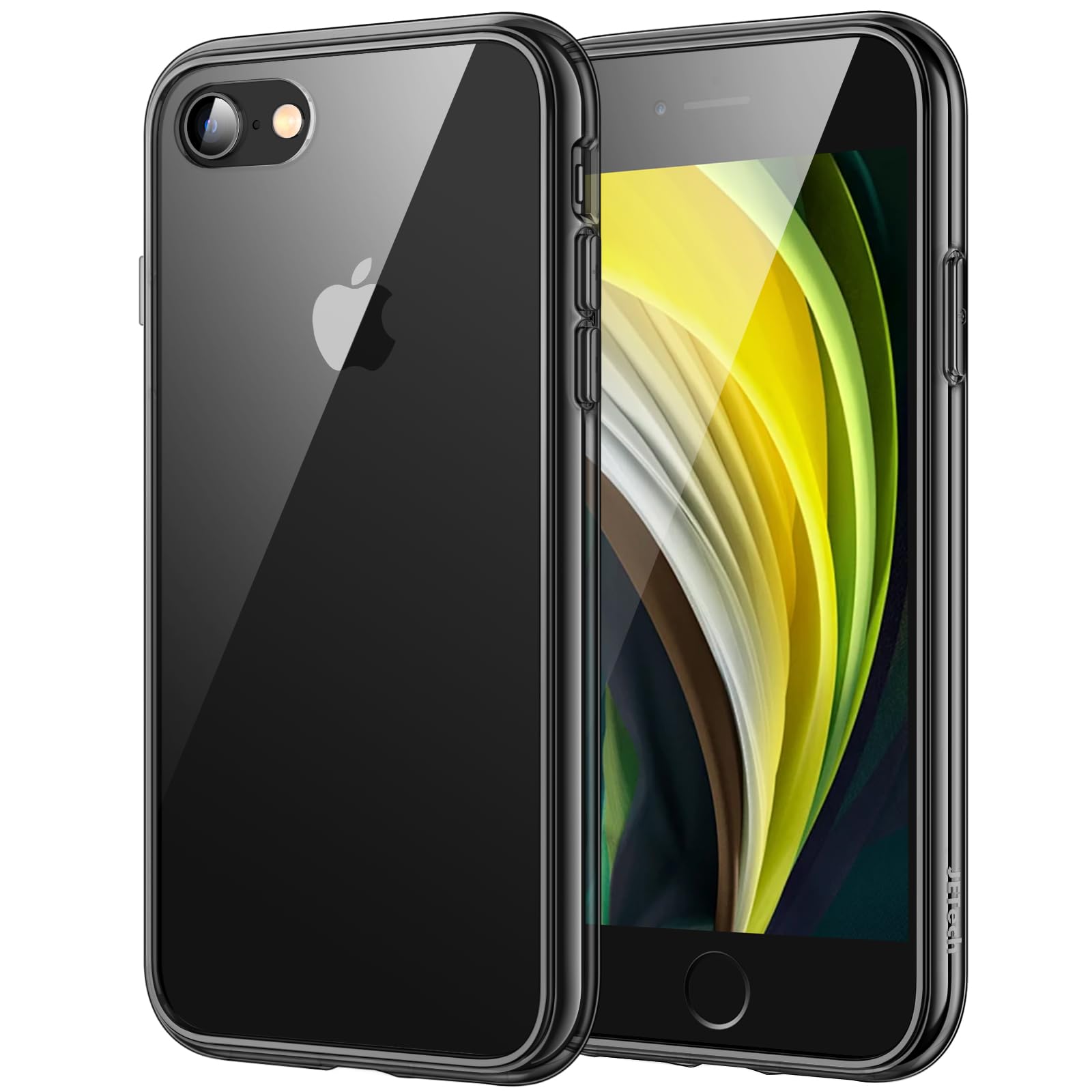 Jetech Case For Iphone Se 3/2 (2022/2020 Edition), Iphone 8 And Iphone 7, 4.7 Inch, Non Yellowing Shockproof Phone Bumper Cover,