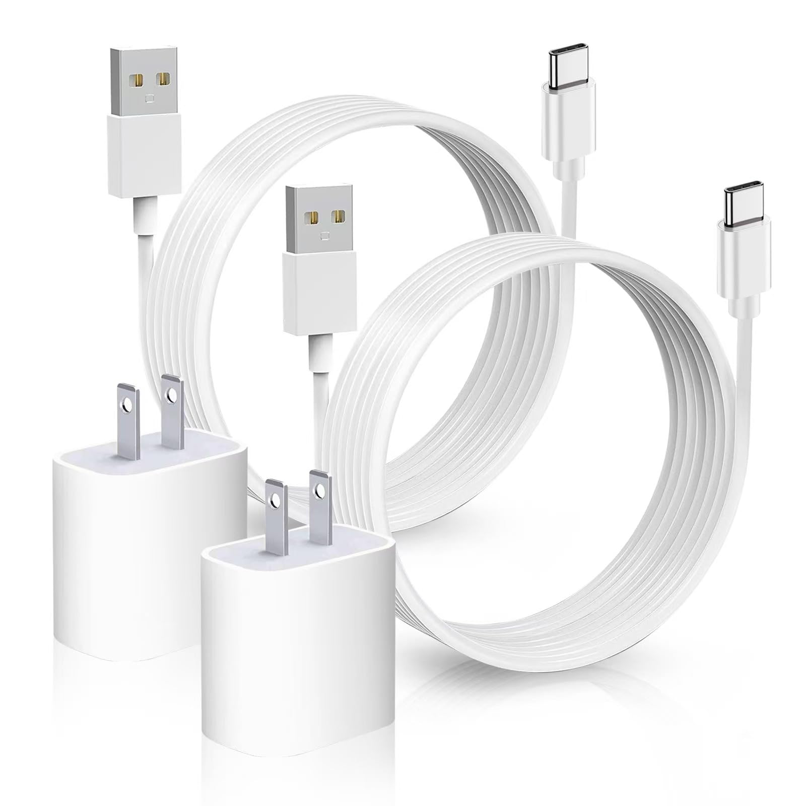 2 Pack 10FT USB C Camera Charger for Arlo Essential 2K, Alro Essential 2nd Generation, Pro 6, Blink Mini 2nd, Blink Outdoor 4 4t