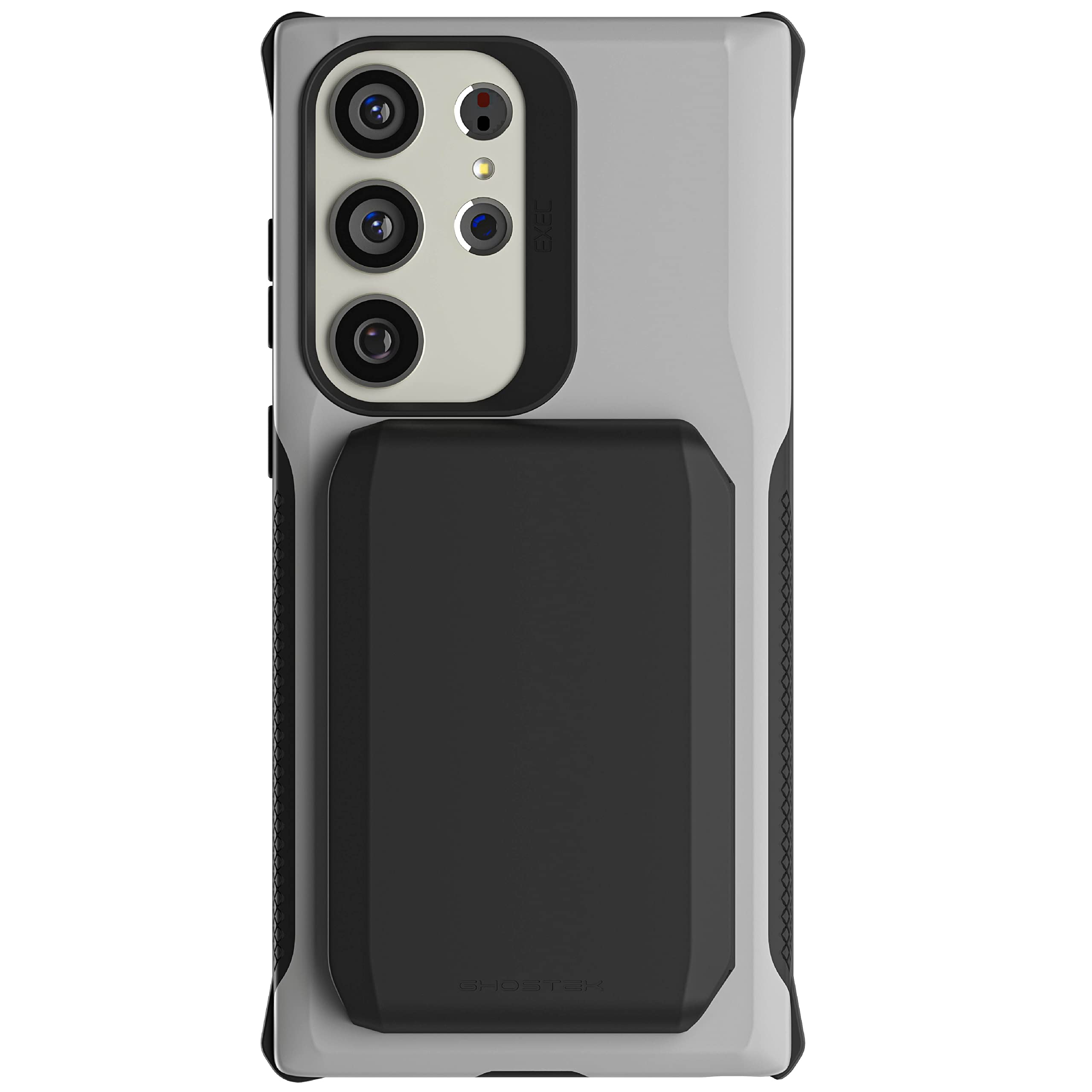 Ghostek EXEC Wallet Galaxy S23 Ultra Case with Detachable Magnetic Credit Card Holder Supports Wireless Charging Premium Shockpr