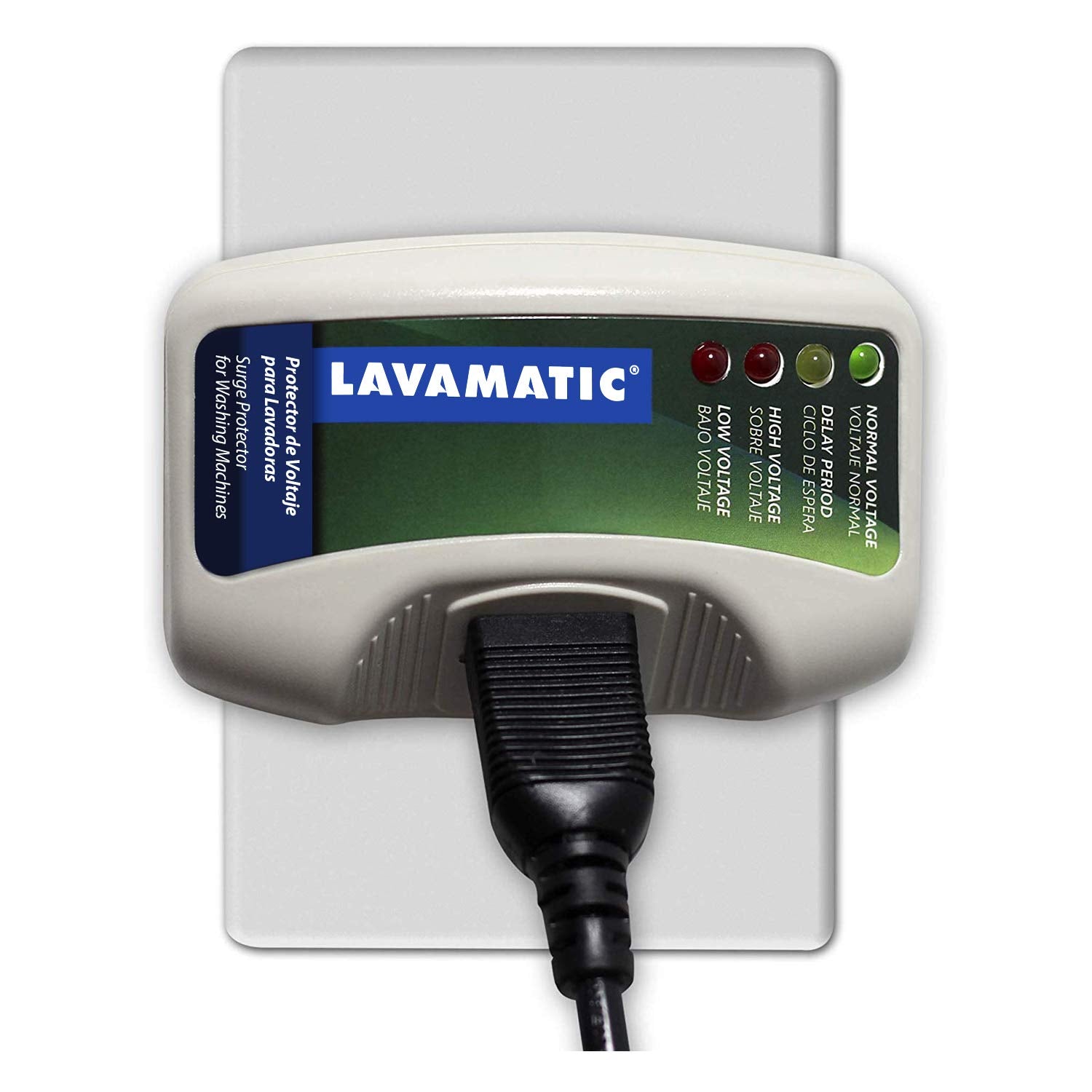 Lavamatic WS-10521 Electronic Voltage & Surge Protector for Washers - (2 Pieces) - Protects Against High/Low Voltage, Brownouts, and Spikes
