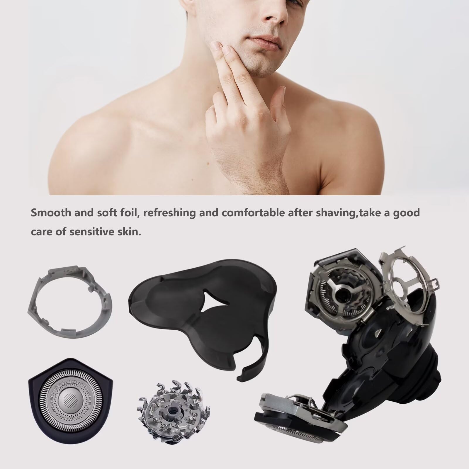 Replacement Shaver Head For Philips Norelco Rq11 Rq12 Sensotouch 3D 1260X 1280X 1290X Rq1180 1160X 1150X Arcitec Razor Shaving U