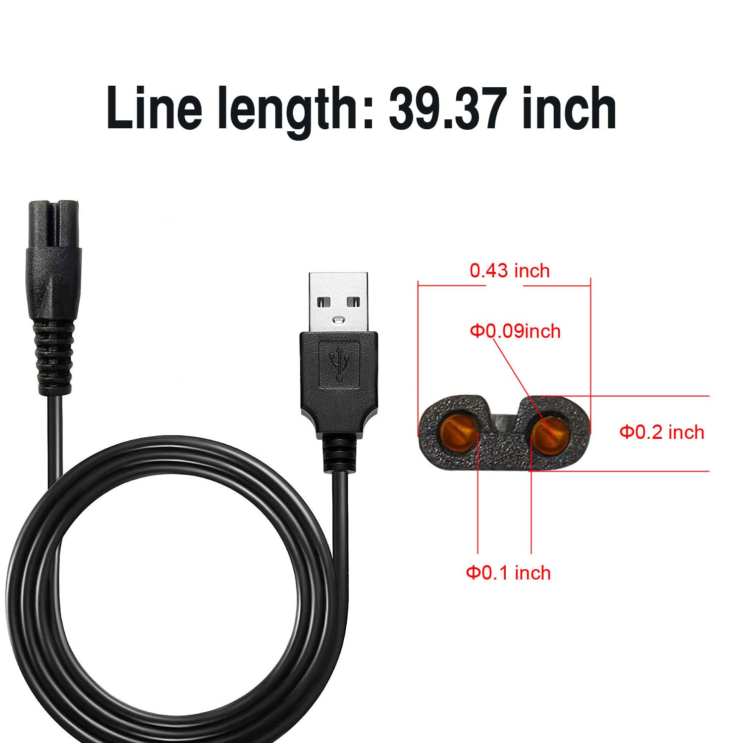 Mawaer Universal Head Shaver Power Charger Cord Compatible With Skull Shaer Freedomshaver And Some Brands., Head Shaver Charger