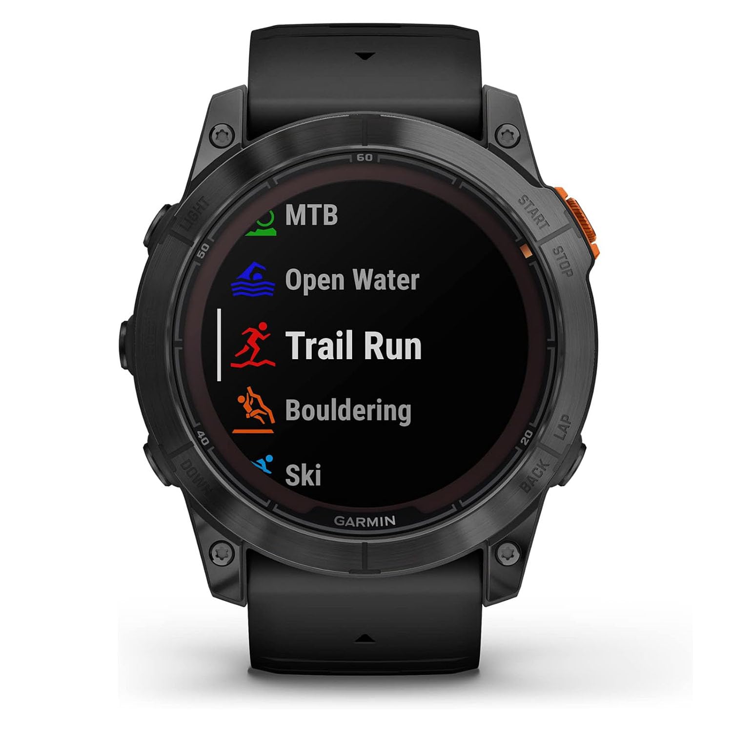 Garmin Fenix 7X Pro Solar, Glass, Slate Gray Steel, Black Bundle With 2 Year Enhanced Protection Pack