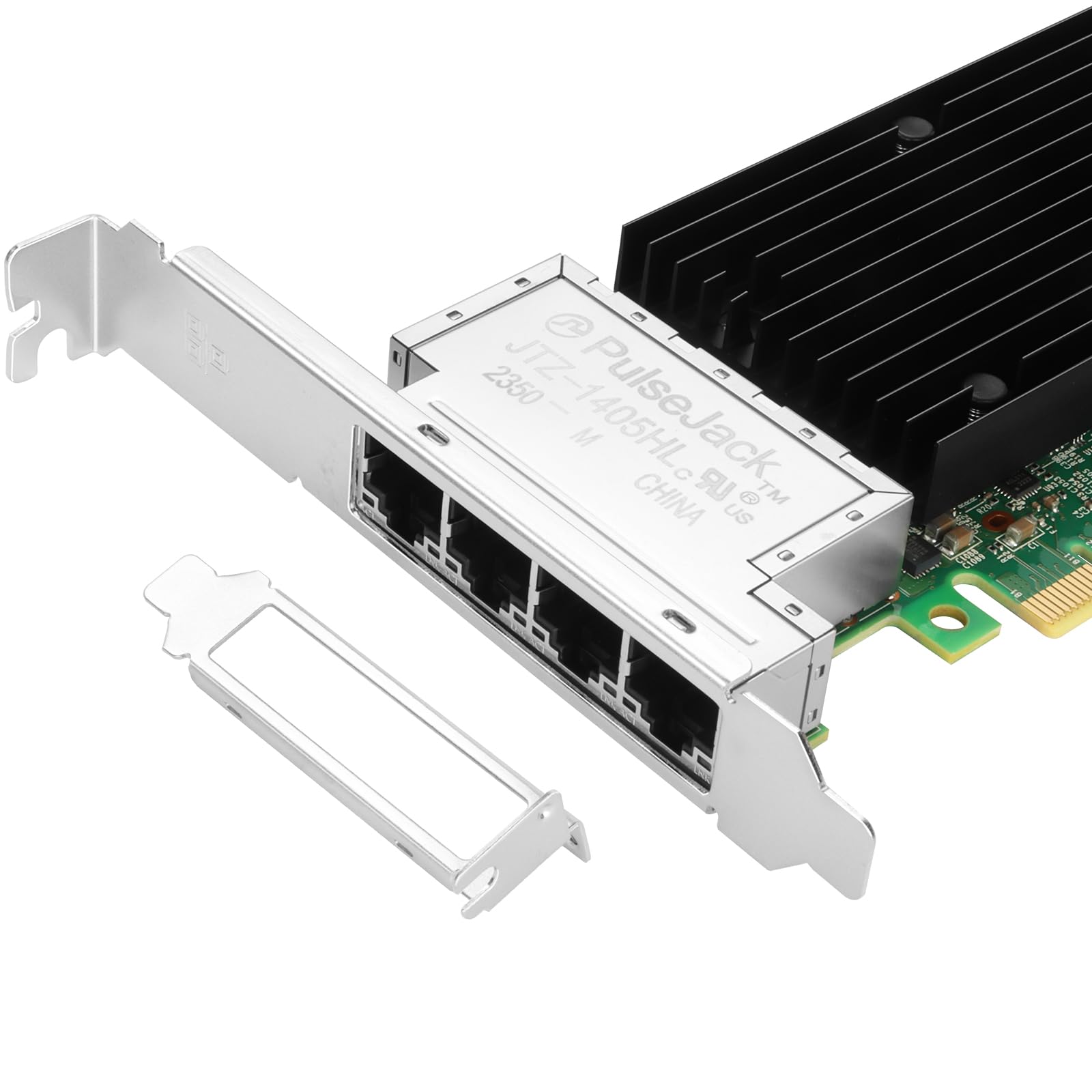 Vogzone For Intel X710 T4L 10Gb Quad Rj45 Ports Ethernet Lan Adapter With Intel X710Tm4 Chip, Pci Express V3.0(8.0Gt/S) X8 Nic S