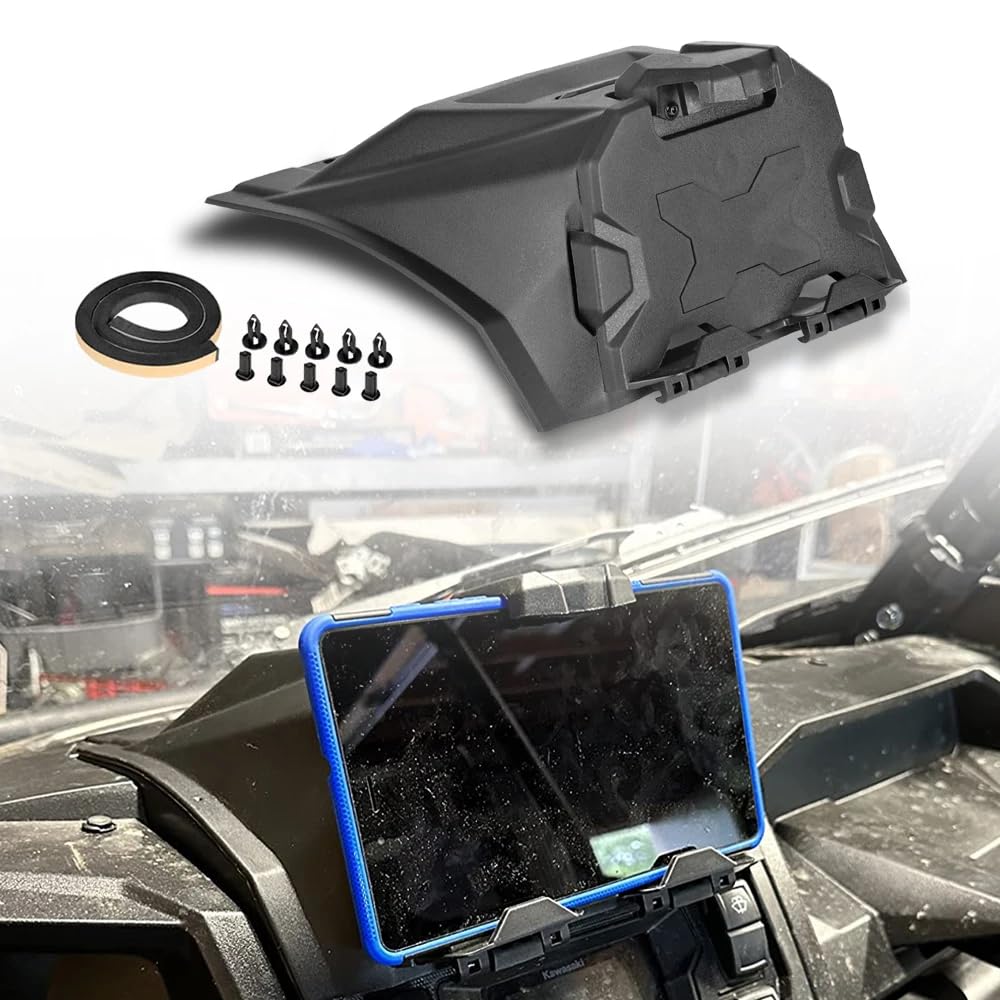 Running Panther Electronic Device Mounts For Teryx Krx 1000 Tablet Holder, Utv Phone Gps Ipad Mount With Storage Box Organizer T