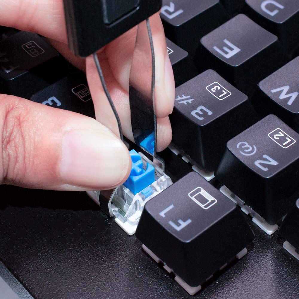 Granvela Pack 2 Keycap And Switch Puller Stainless Steel Switch Remover For Mechanical Keyboard, Diy Tool For Fixing Keyboard