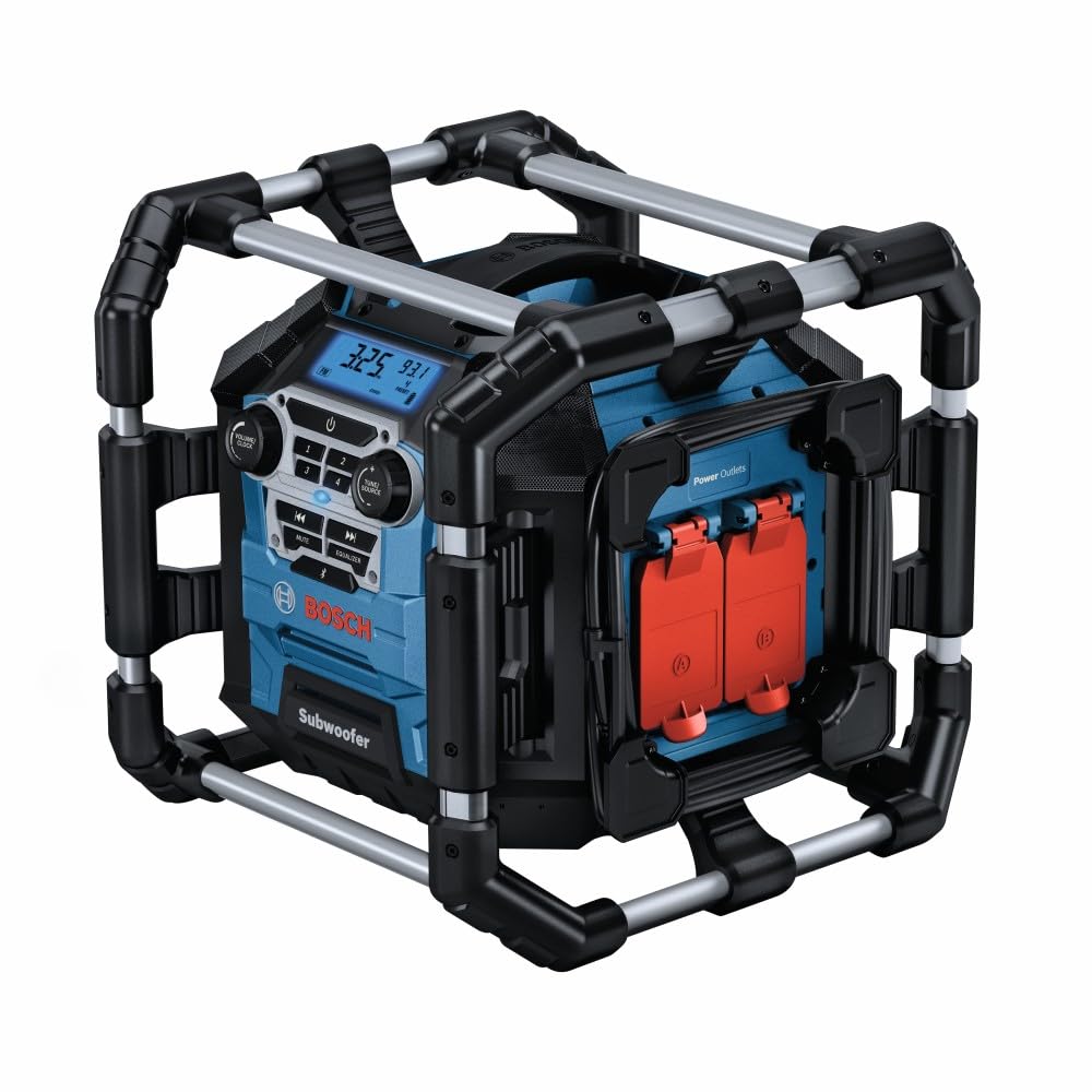 Bosch Gpb18V 5Cn 18V Jobsite Radio With Bluetooth� 5.0 And Power Station